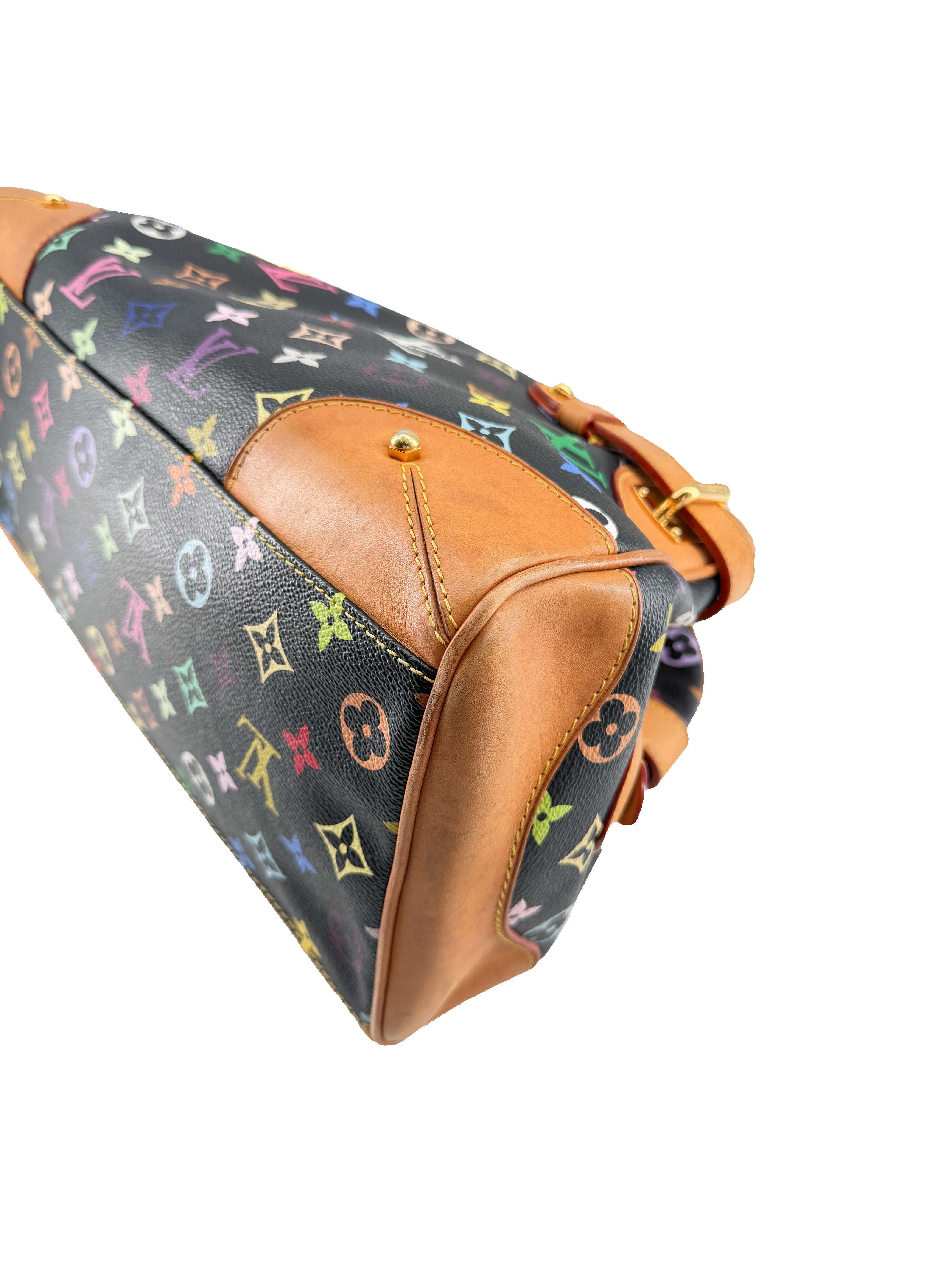 Louis Vuitton Claudia Monogram Multicolor Black CE0181 - My Girlfriend's Wardrobe LLC