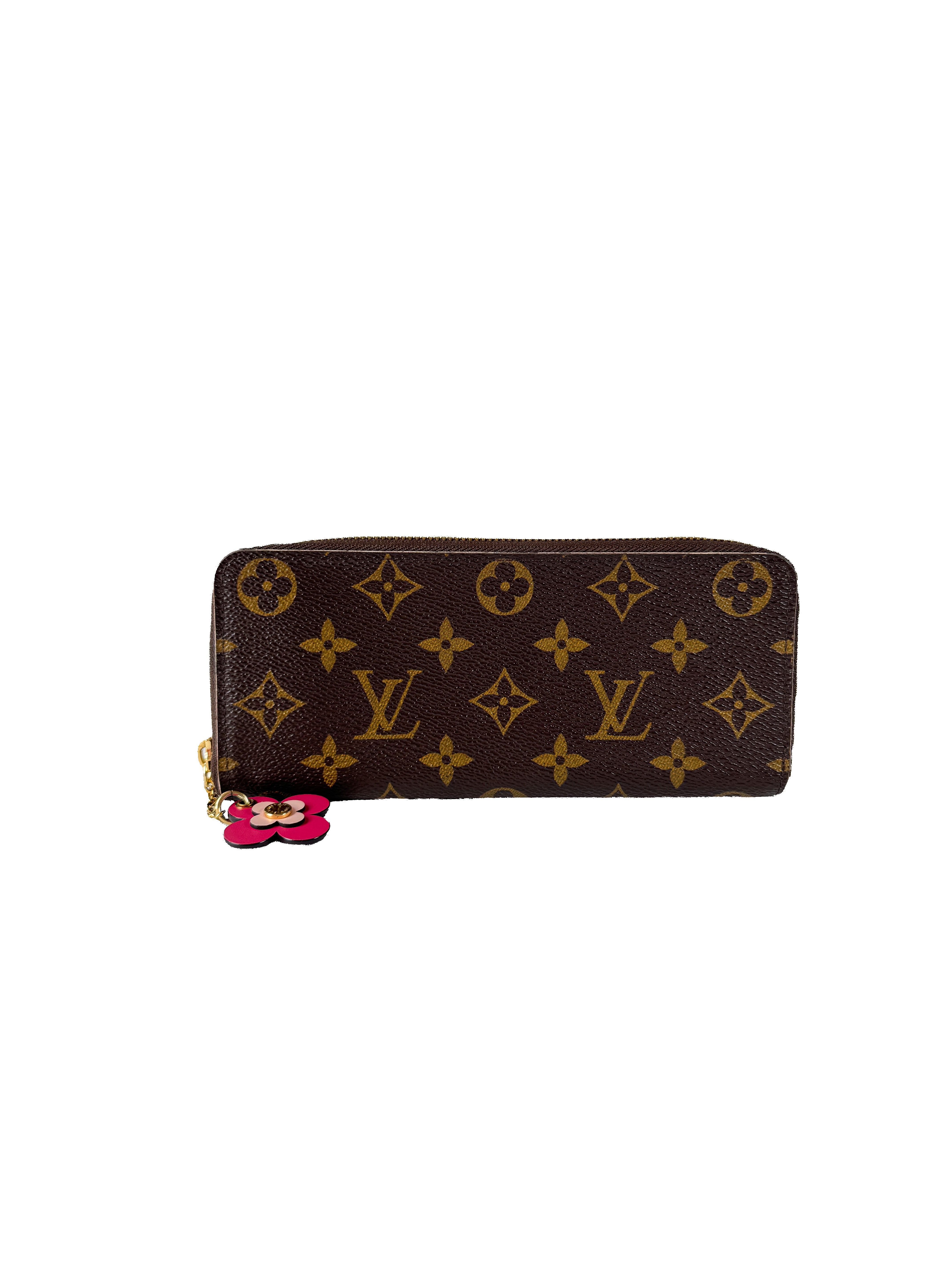 Louis Vuitton monogram floral limited edition Clemence wallet CT3167
