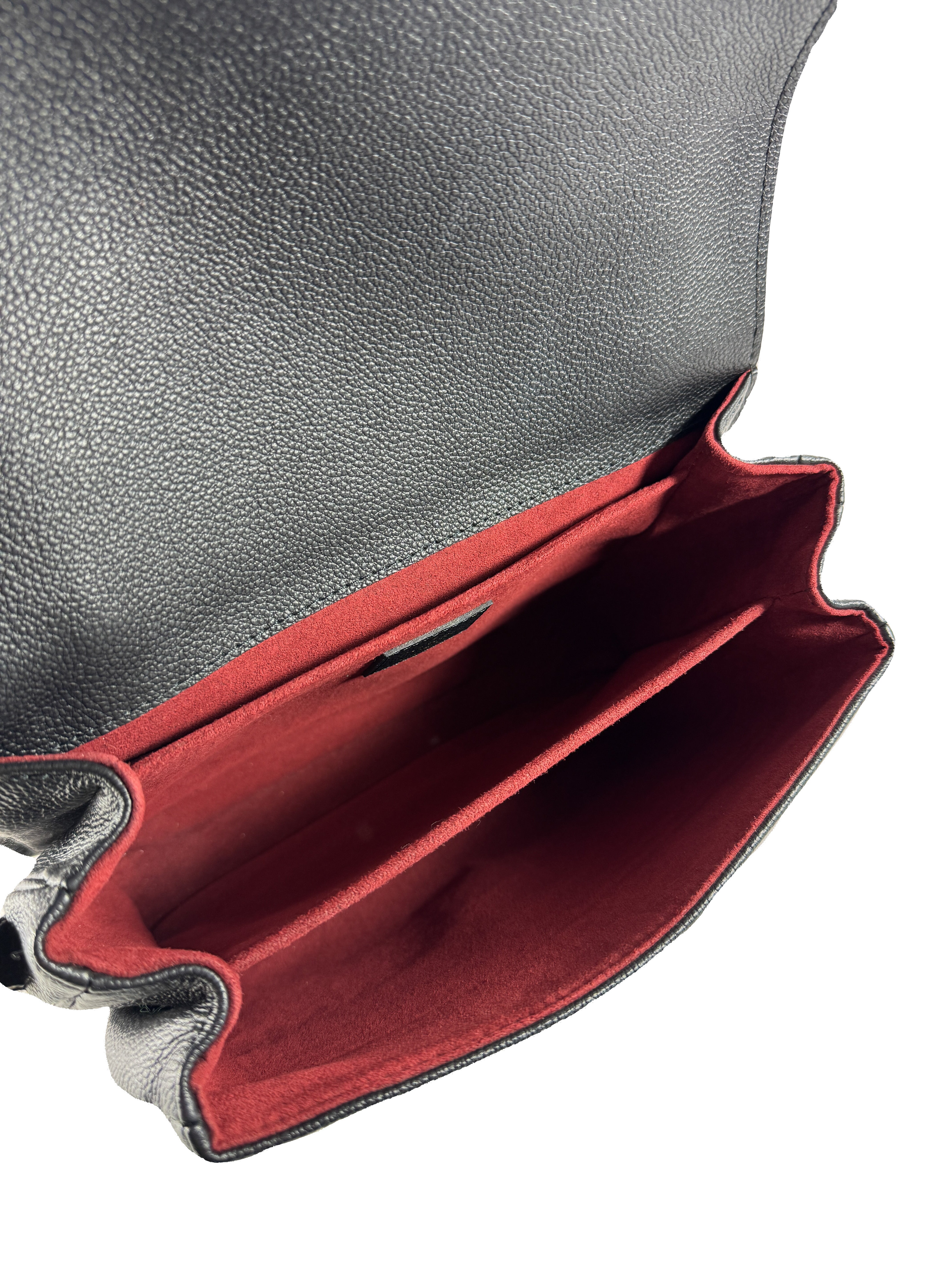 Louis Vuitton black bicolor empreinte giant monogram pochette metis DU5210