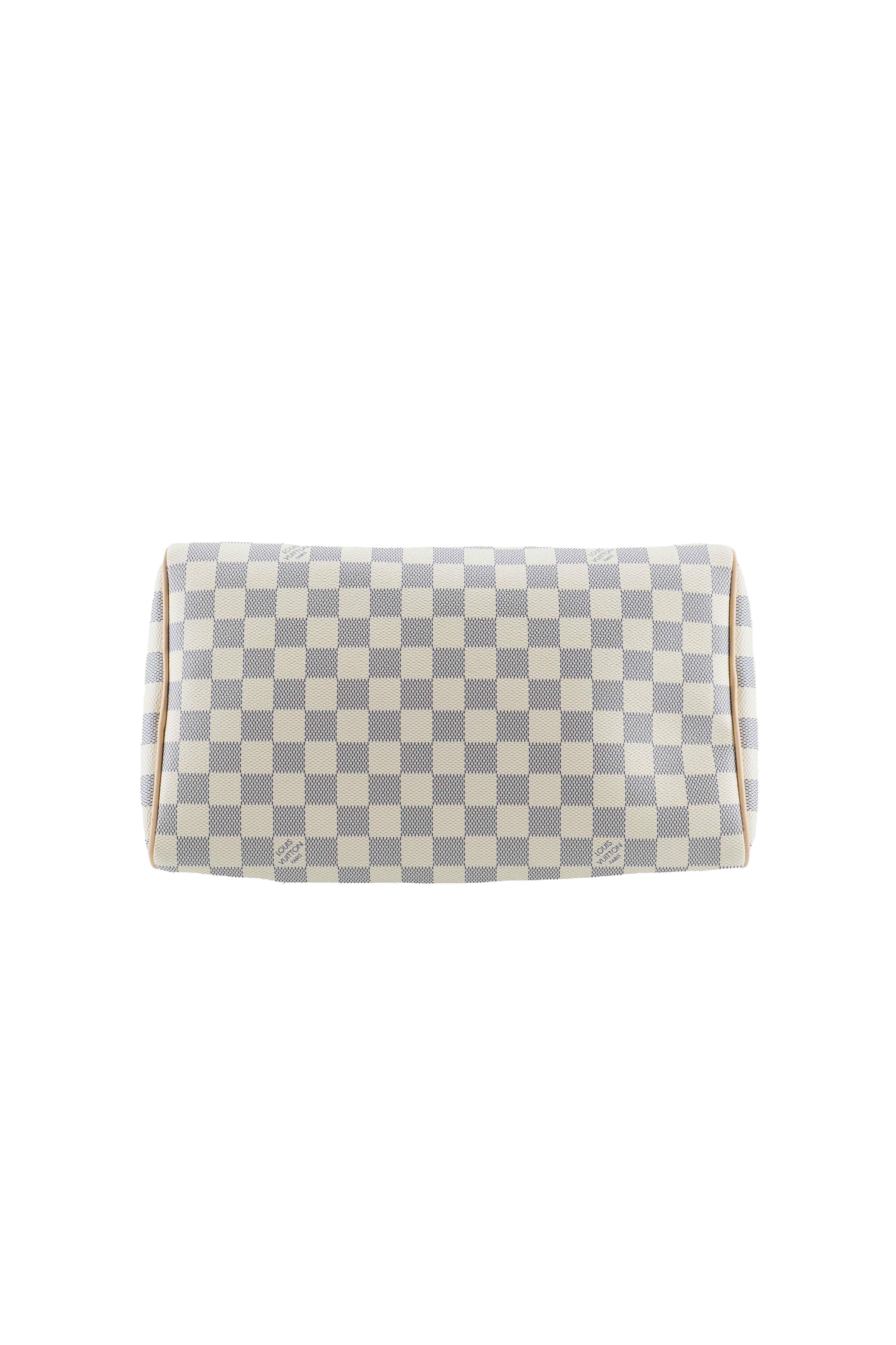 Louis Vuitton damier azur Soft Speedy 30 NFC