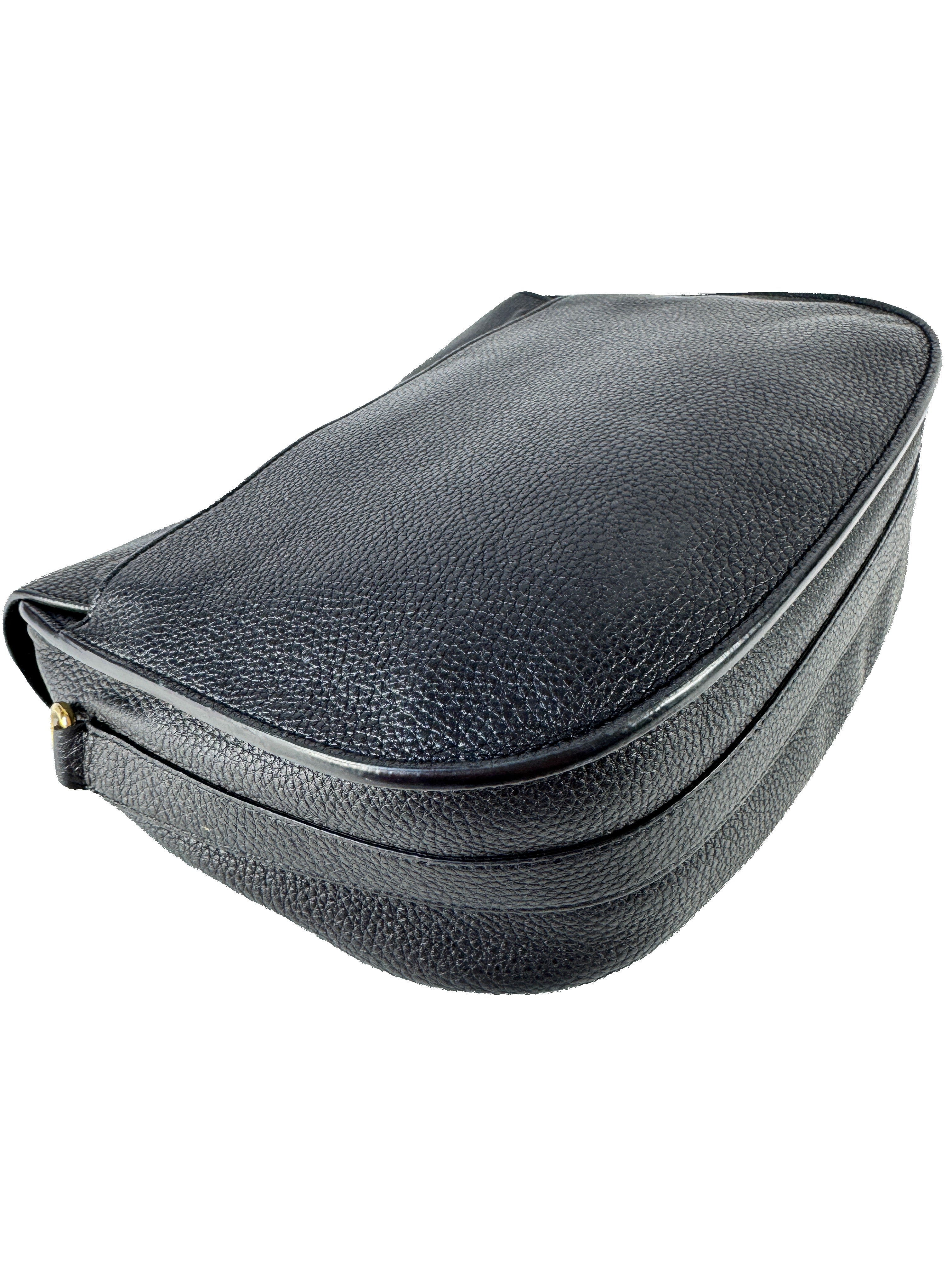 Dior black leather Bobby grained calfksin shoulder bag 06-BO-0214(2024)