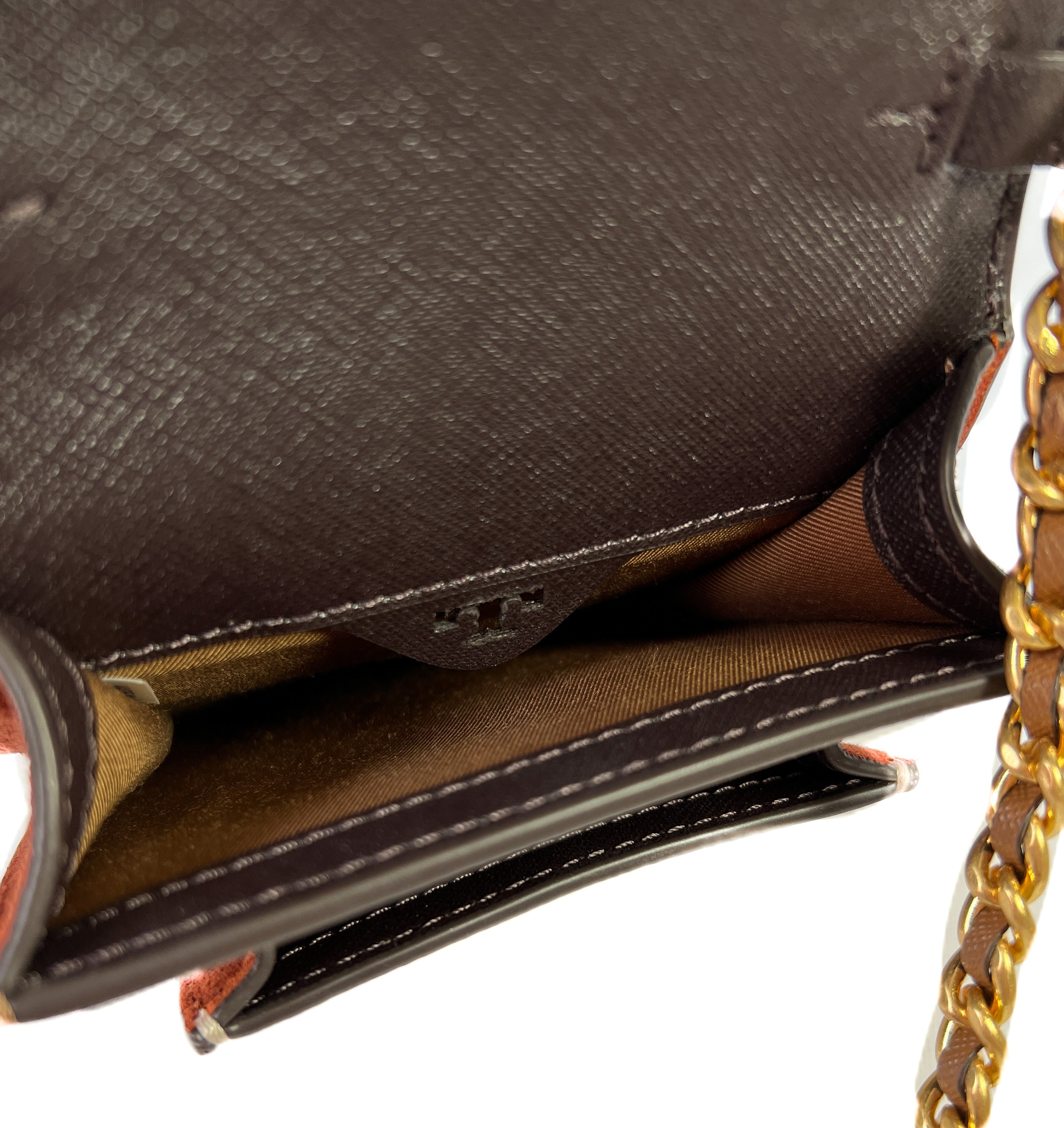 Tory Burch robinson colorblock embossed phone crossbody