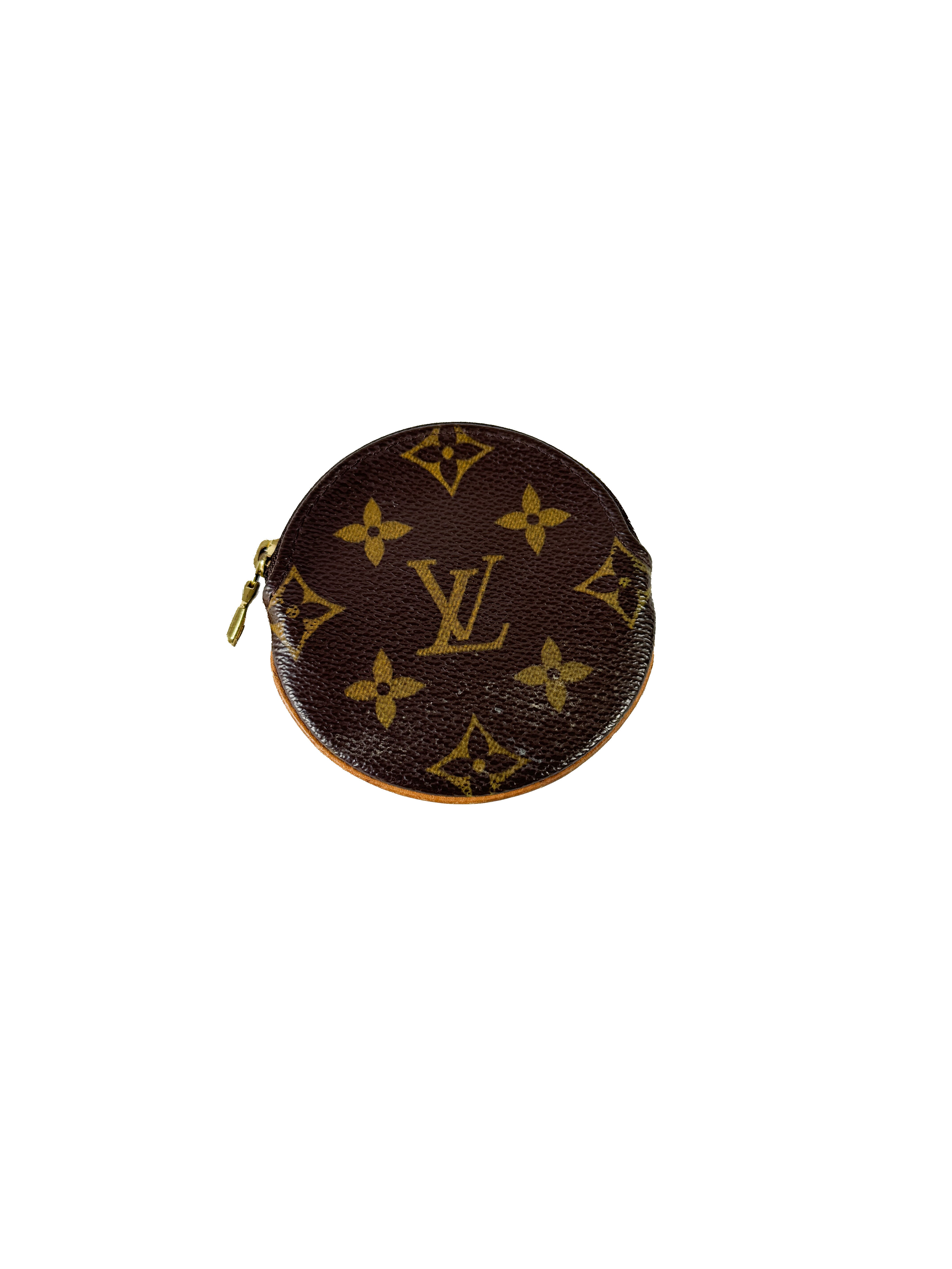 Louis Vuitton monogram round coin pouch CT0014