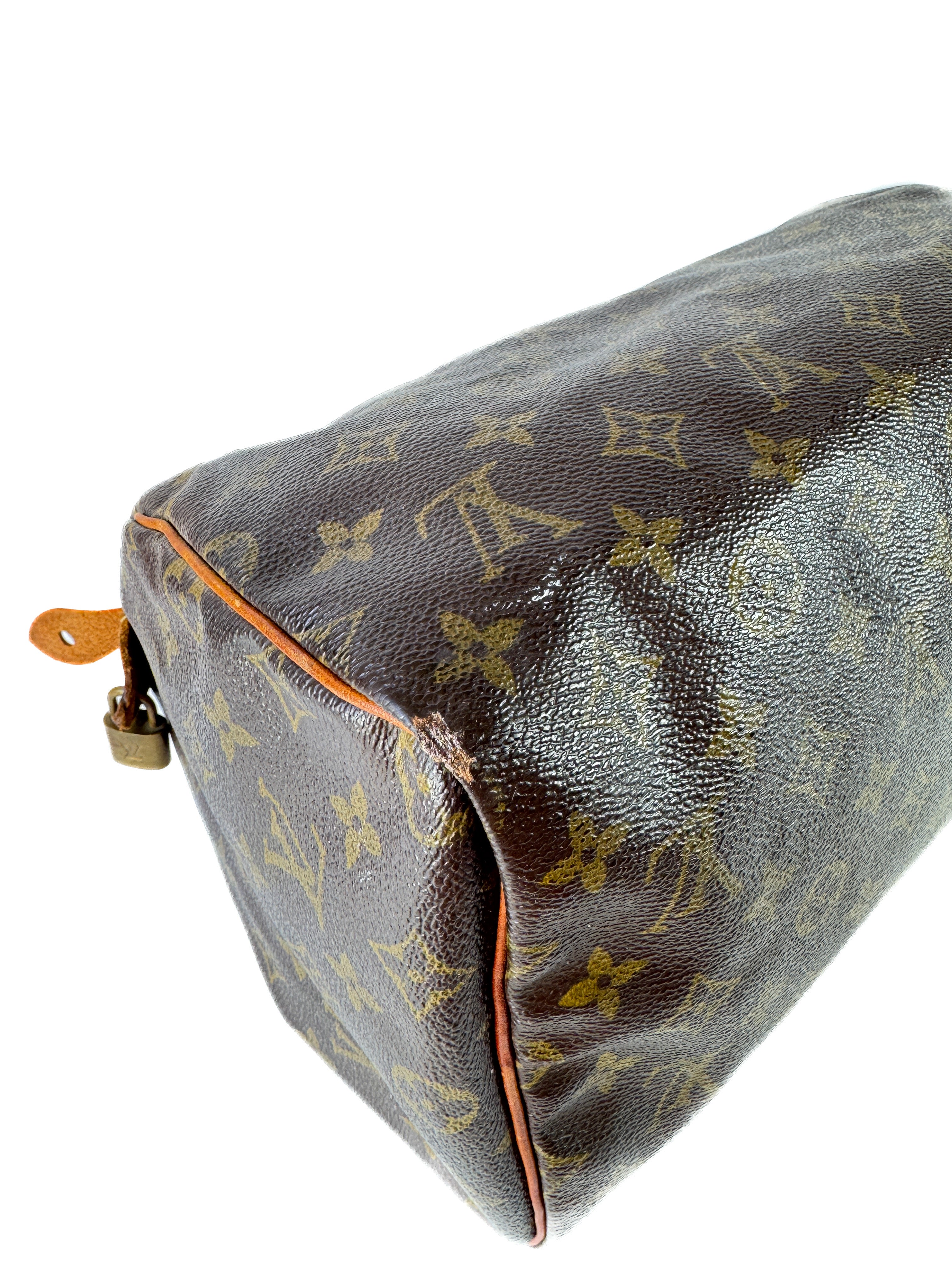 Louis Vuitton monogram Speedy 30 893 *as is*