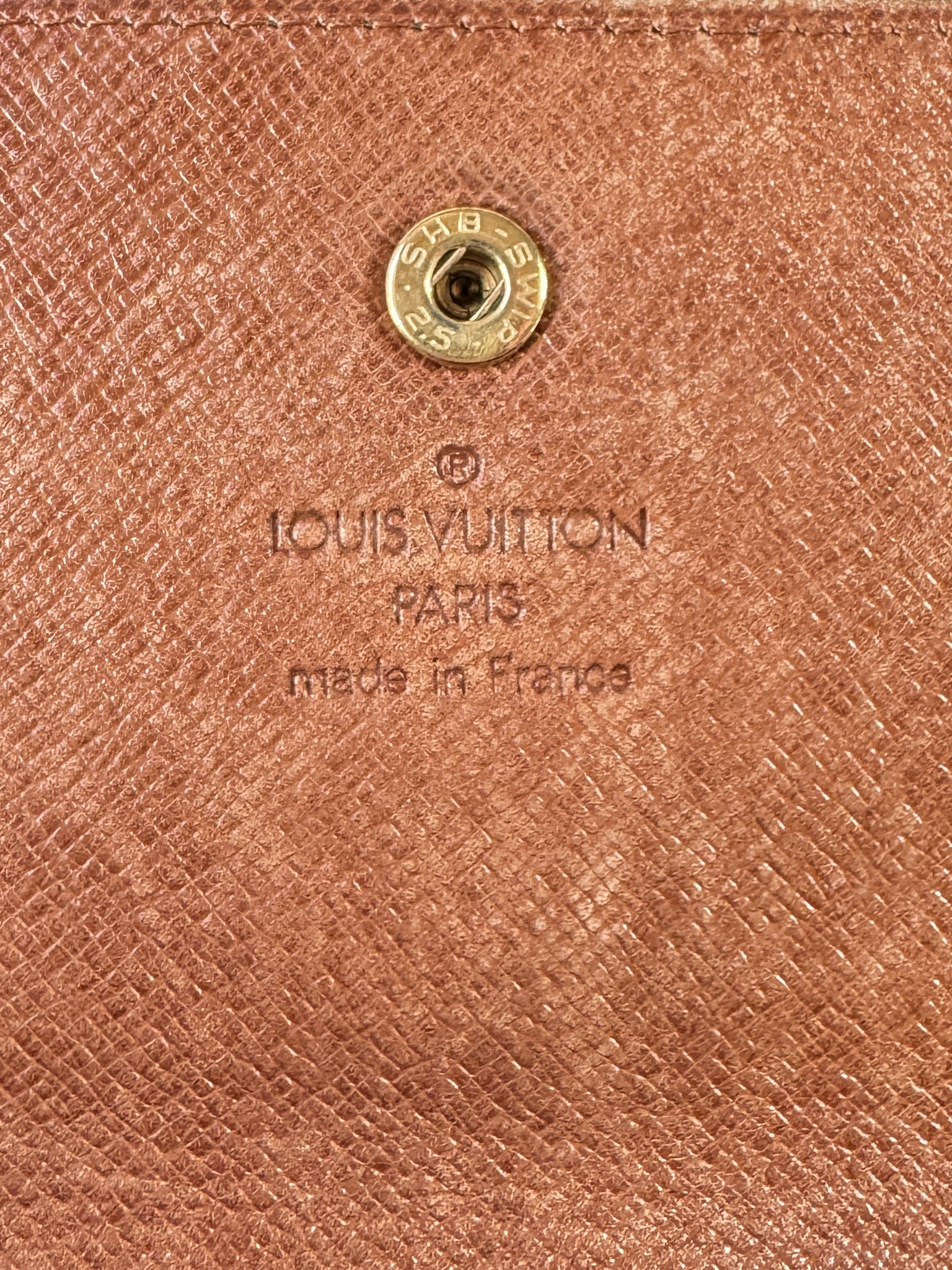 Louis Vuitton monogram vintage Sarah wallet AN1901