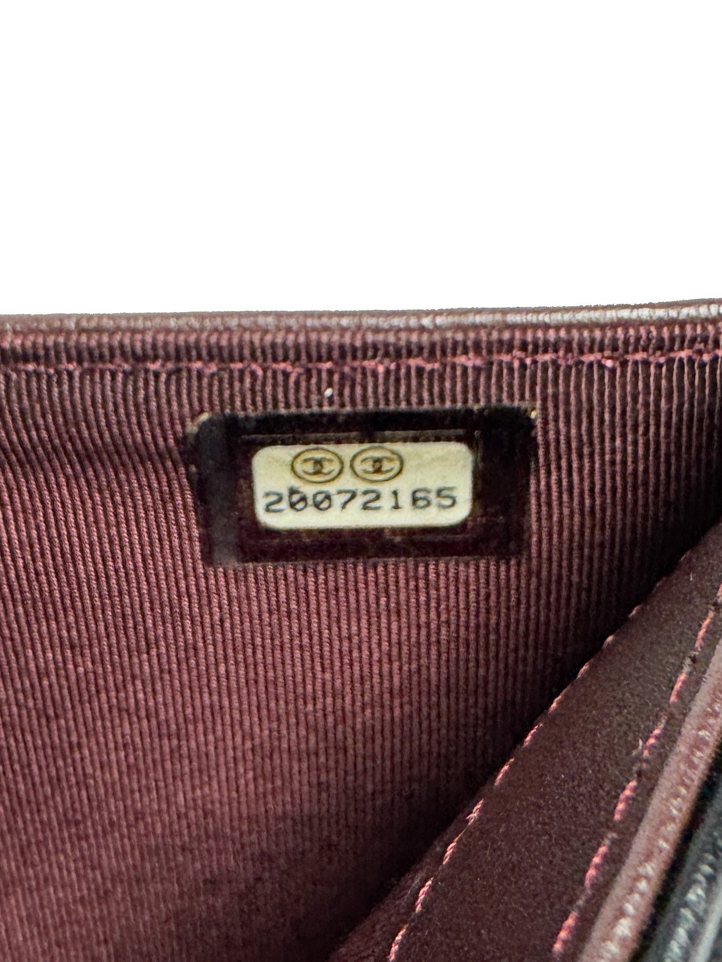 Chanel black lambskin flap full wallet 20072165