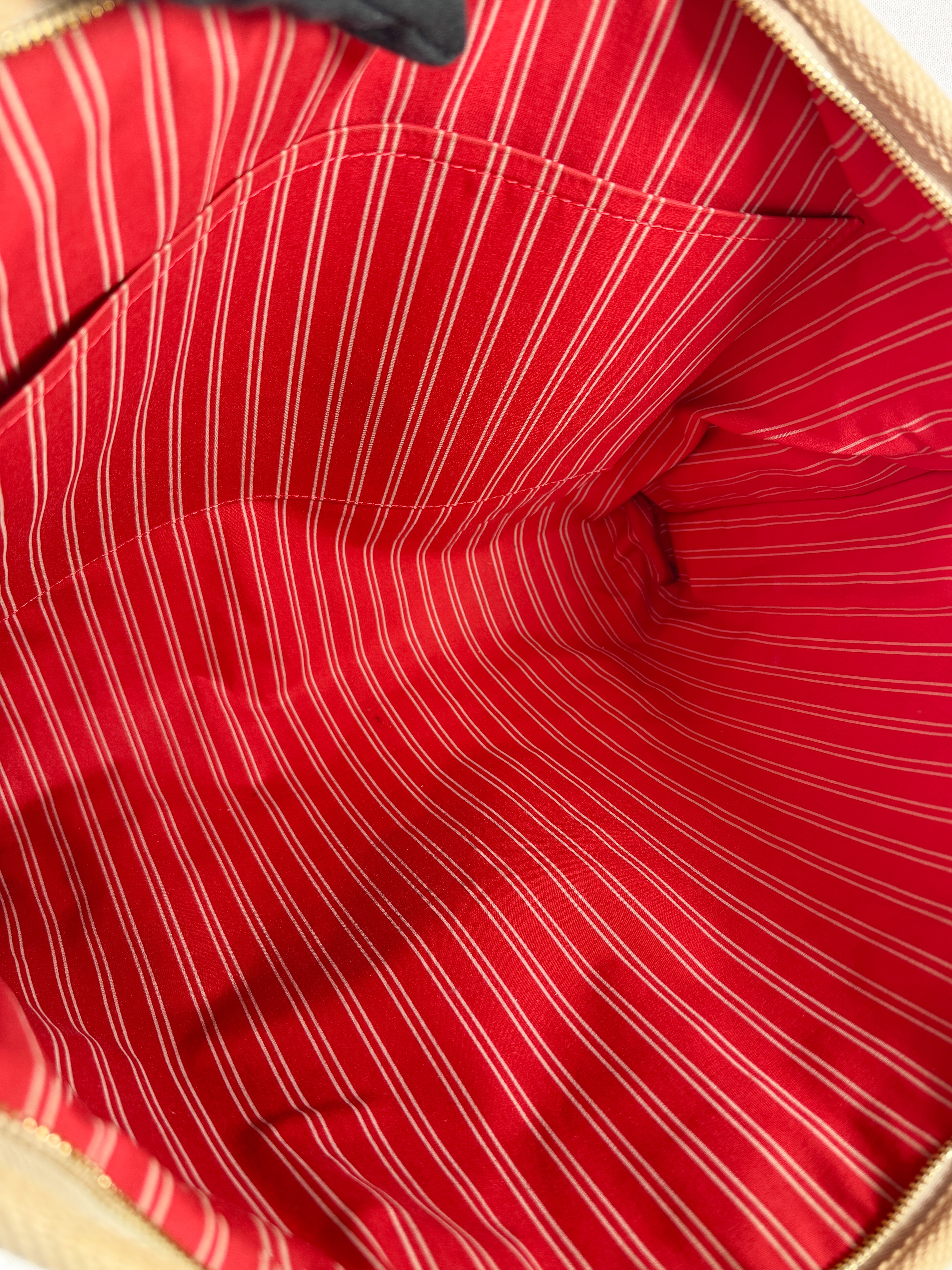 Louis Vuitton cream/red Antigua Cabas GM tote SP0045