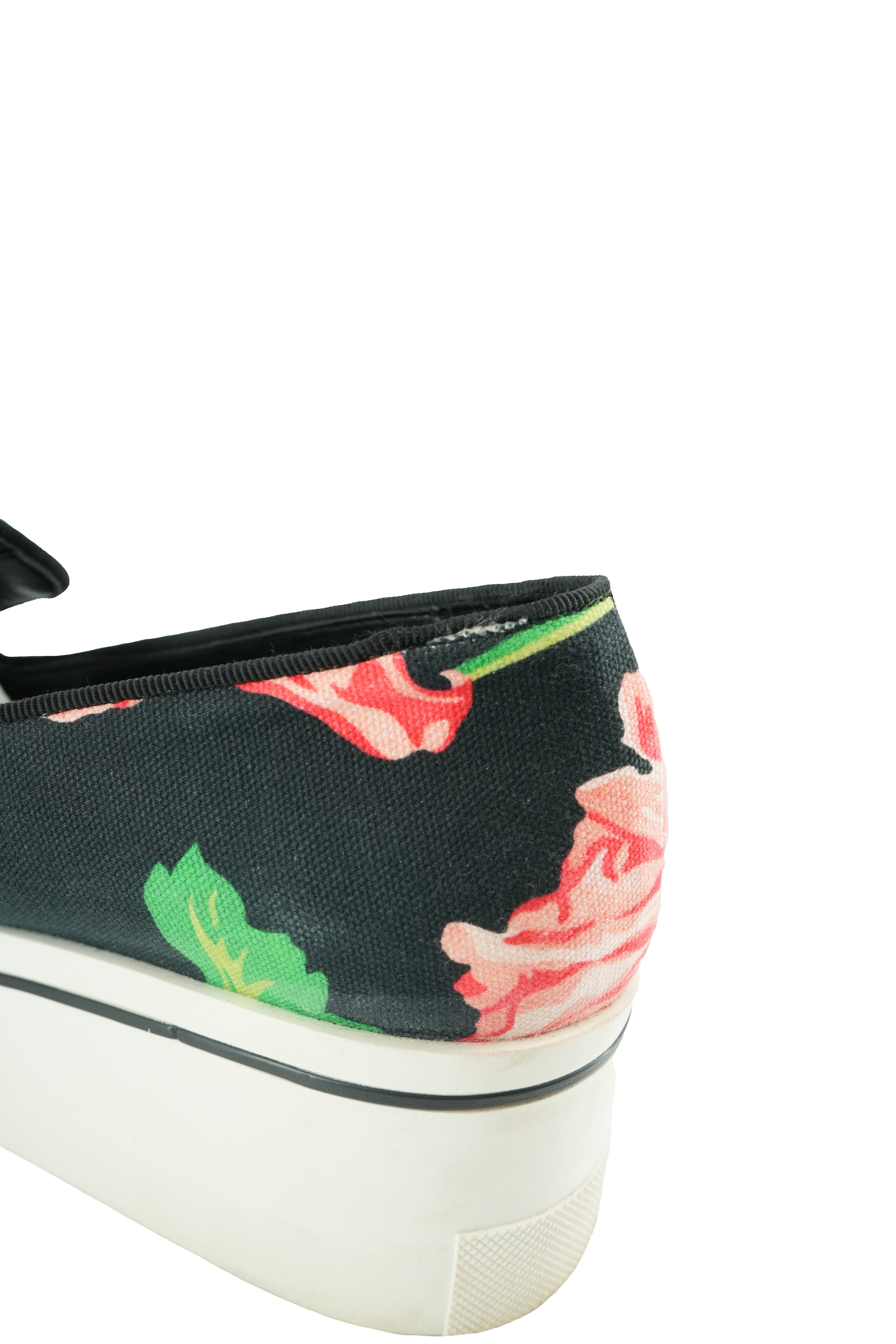 Stella McCartney floral canvas platform sneakers size 41