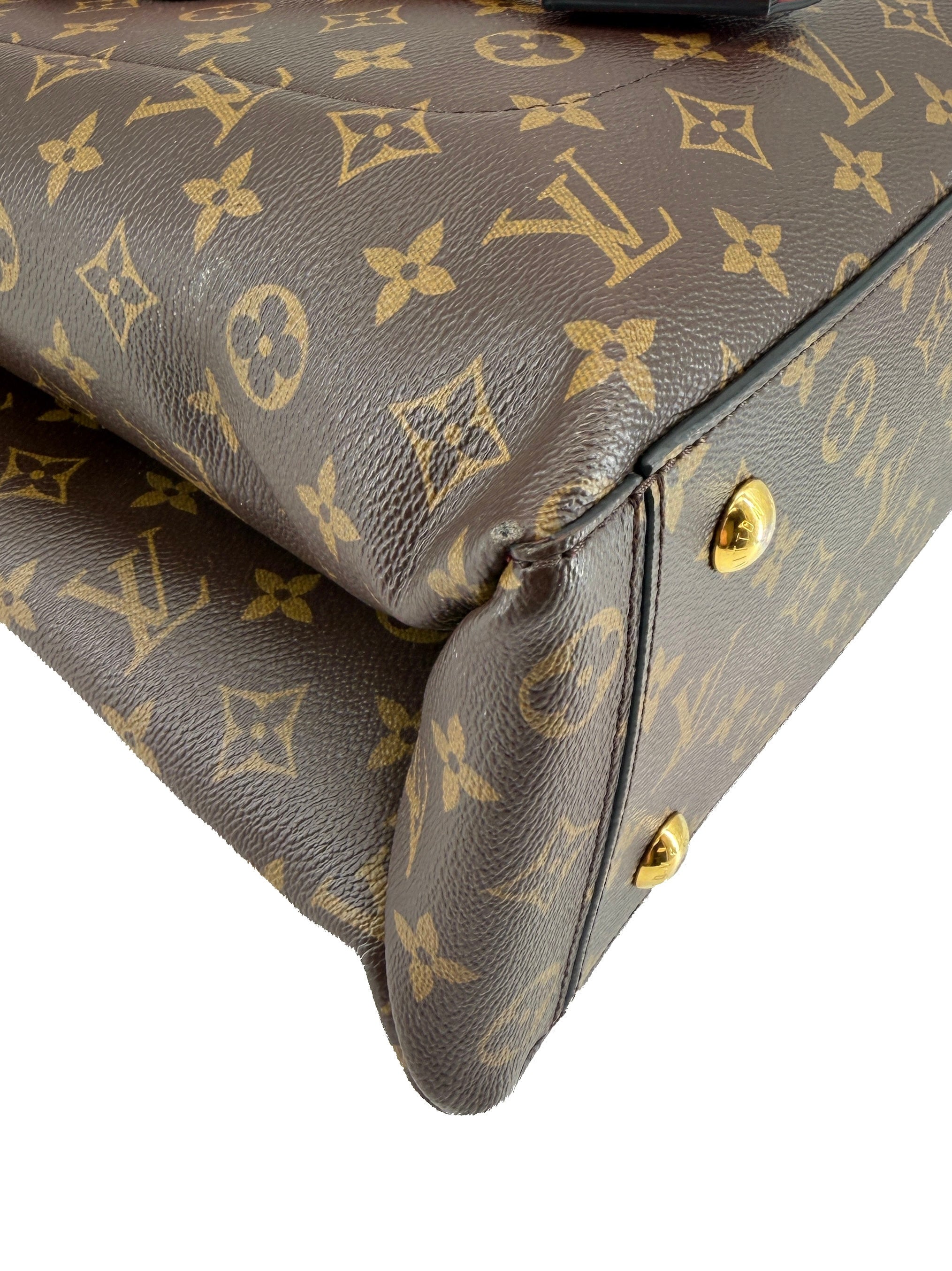 Louis Vuitton monogram red Flower tote SD1179