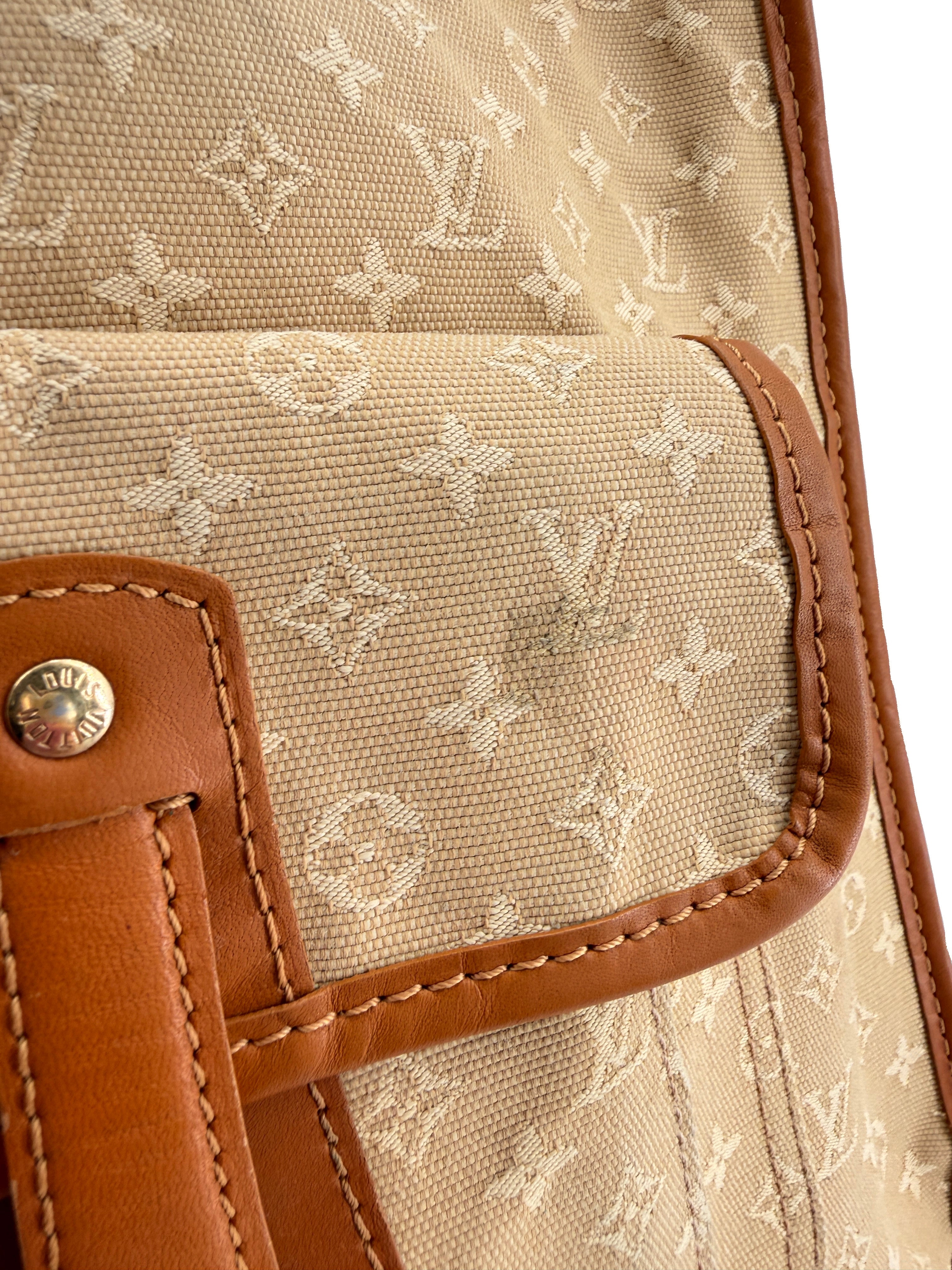 Louis Vuitton beige Mini Lin Mary Kate crossbody VI1024