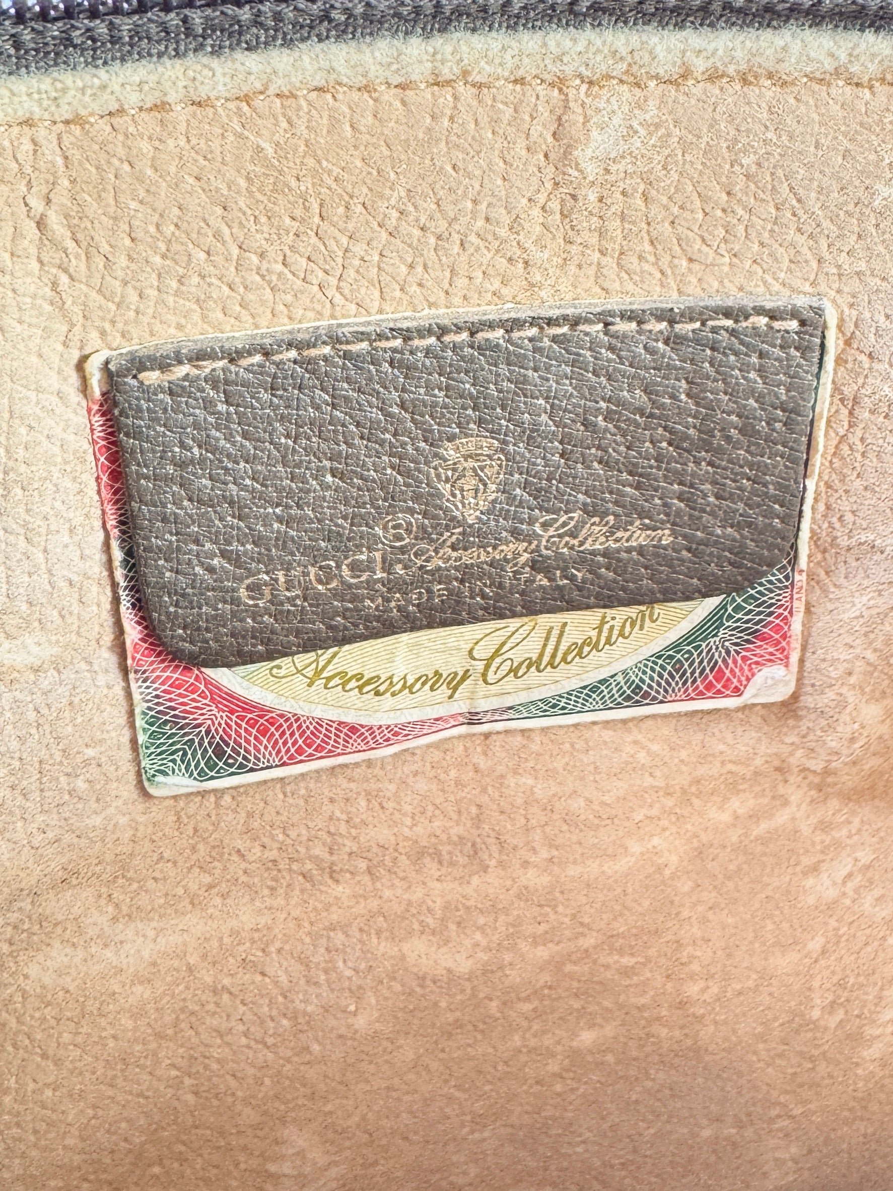 Gucci brown vintage Sherry line crossbody 90402026