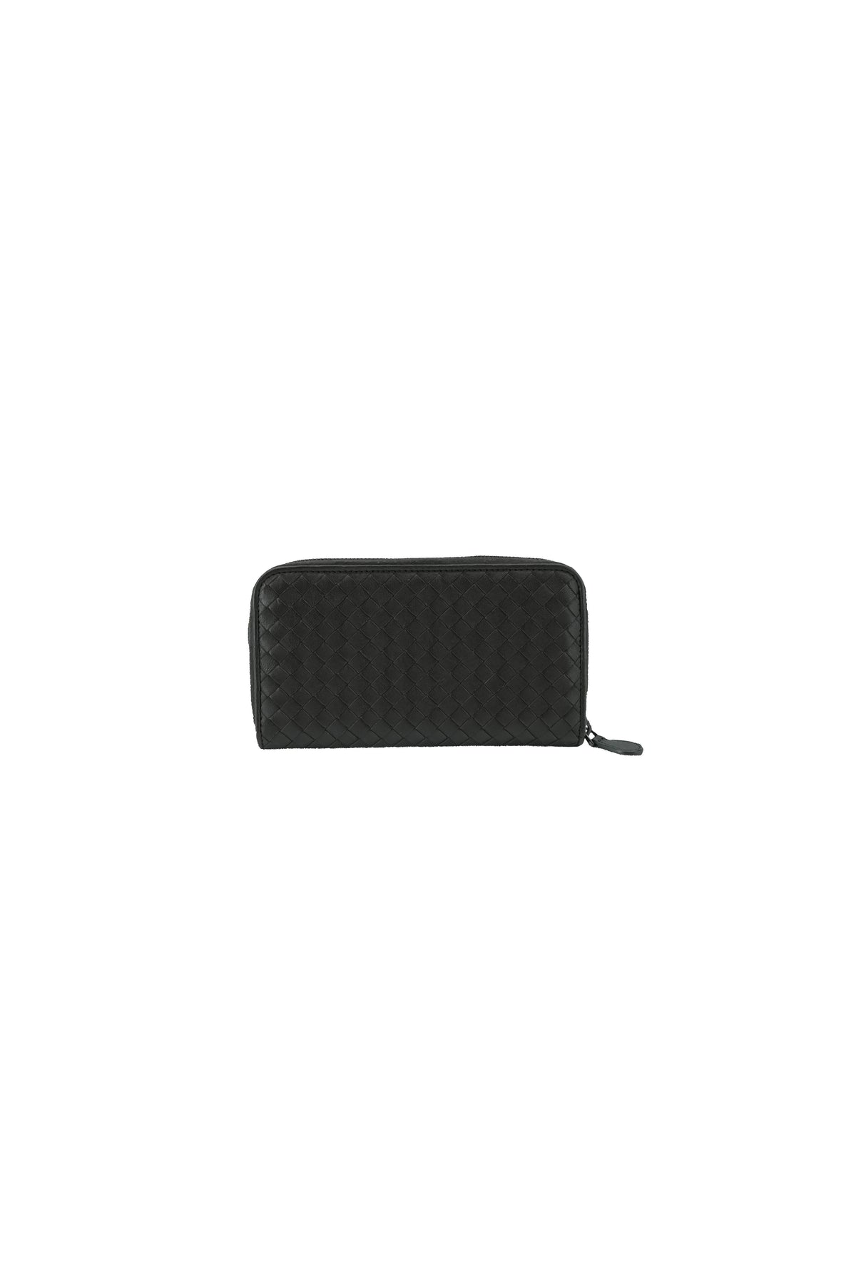 Bottega Veneta brown Intreciatto zip around wallet B07365684U