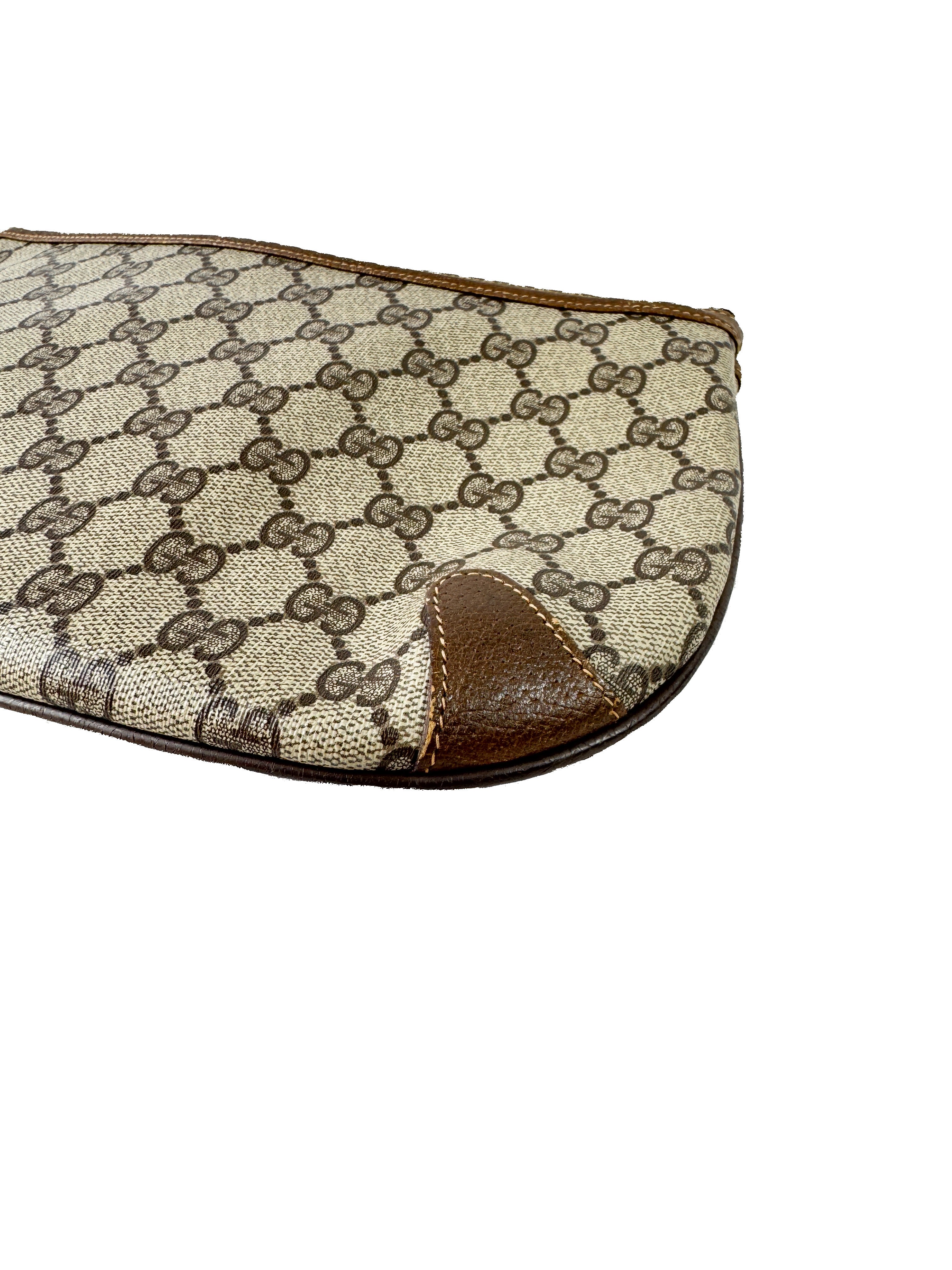 Gucci brown vintage Sherry line crossbody 90402026