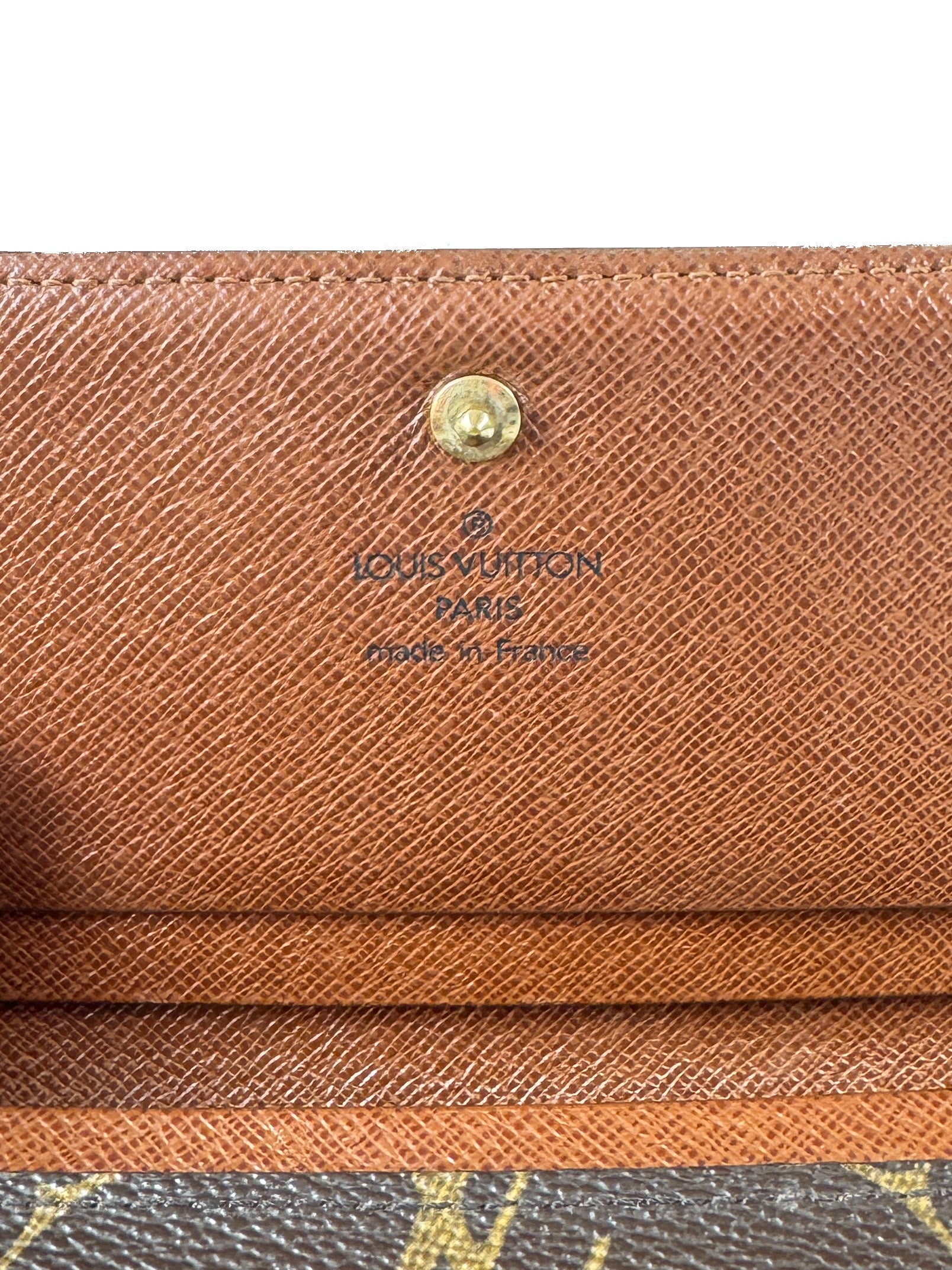 Louis Vuitton porte monnaie billets tresor monogram wallet SP1014