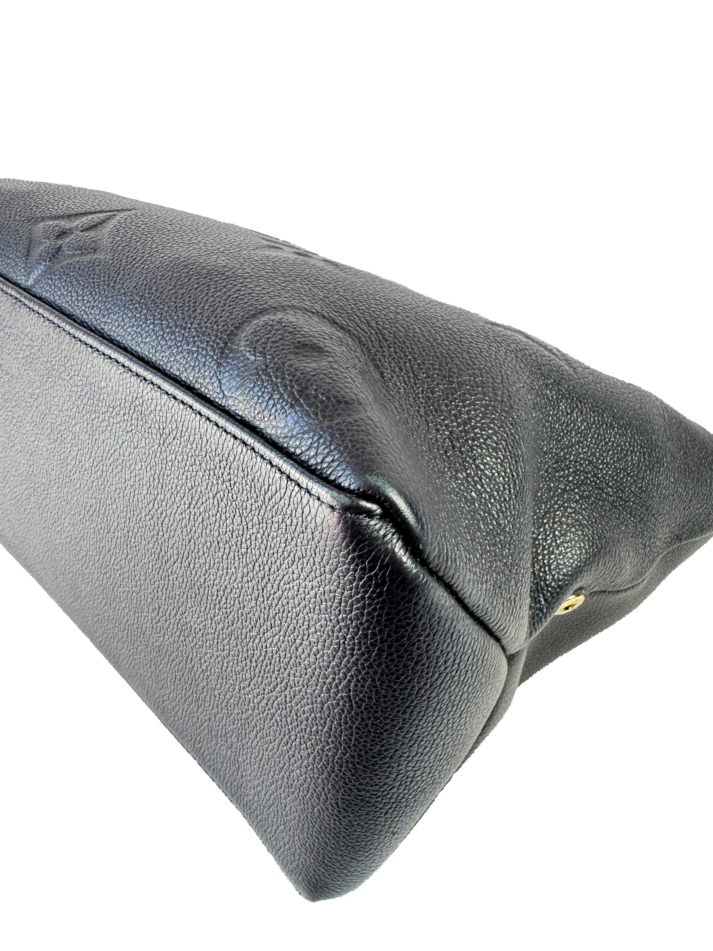 Louis Vuitton black Empreinte Grand Palais MM Shoulder Bag NFC