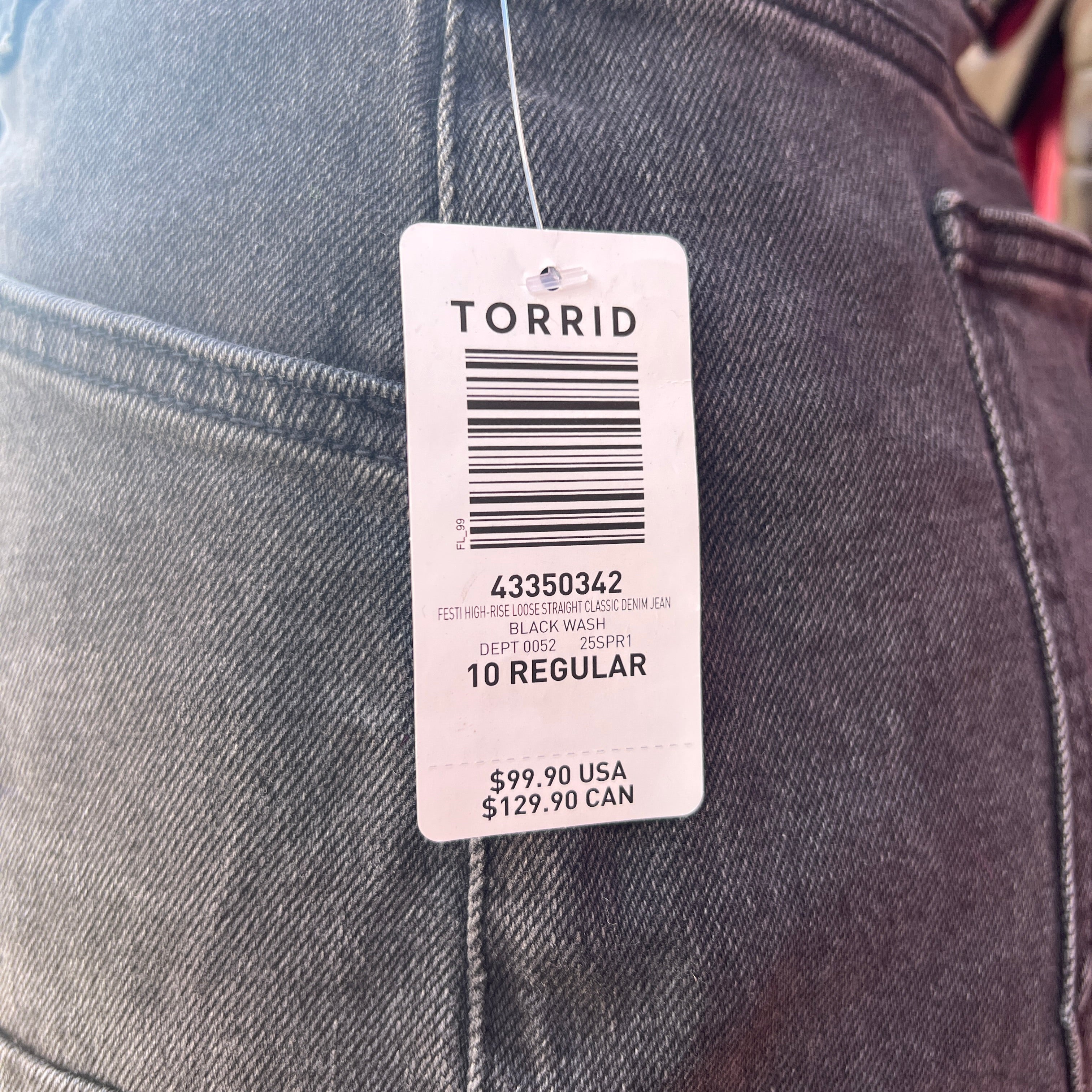 Festi black jeans size 10 NWT