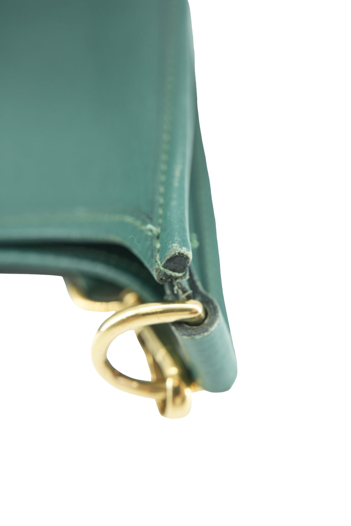 Hermès dark green Evelyne I GM Courchevel (Y)