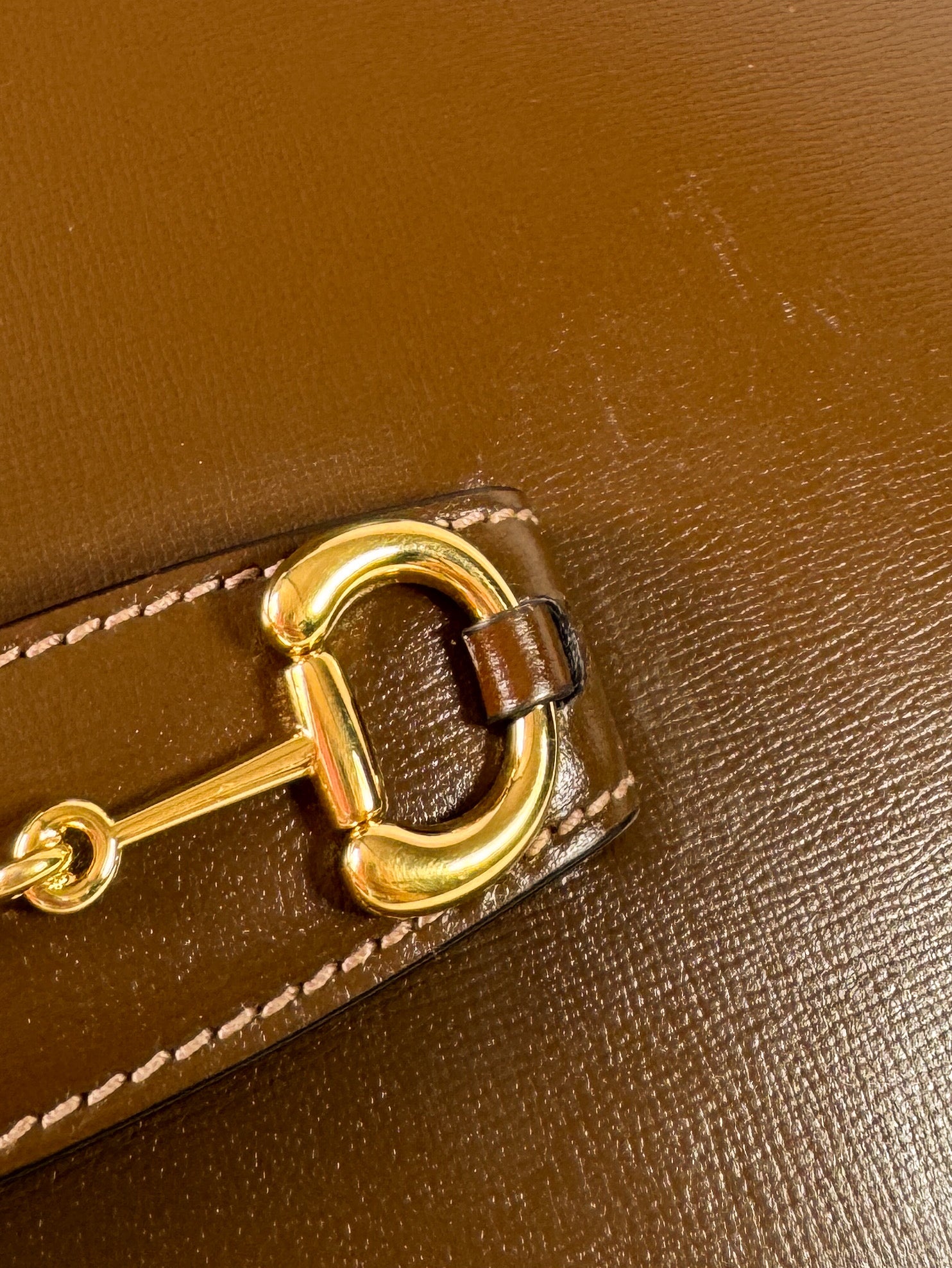 Gucci brown Horsebit 1955 shoulder bag 213317