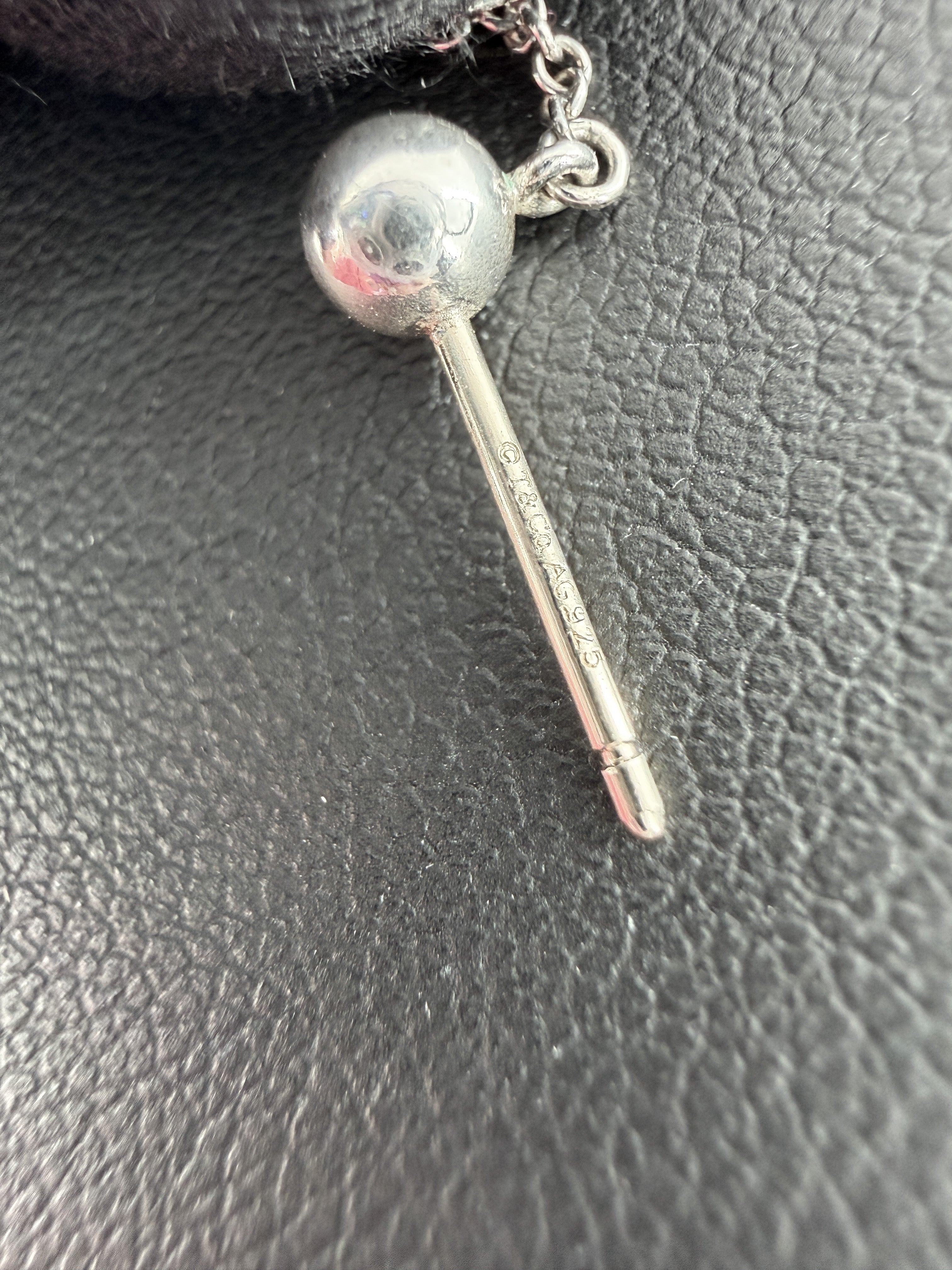 Tiffany & Co sterling silver Hardwear ball drop earrings