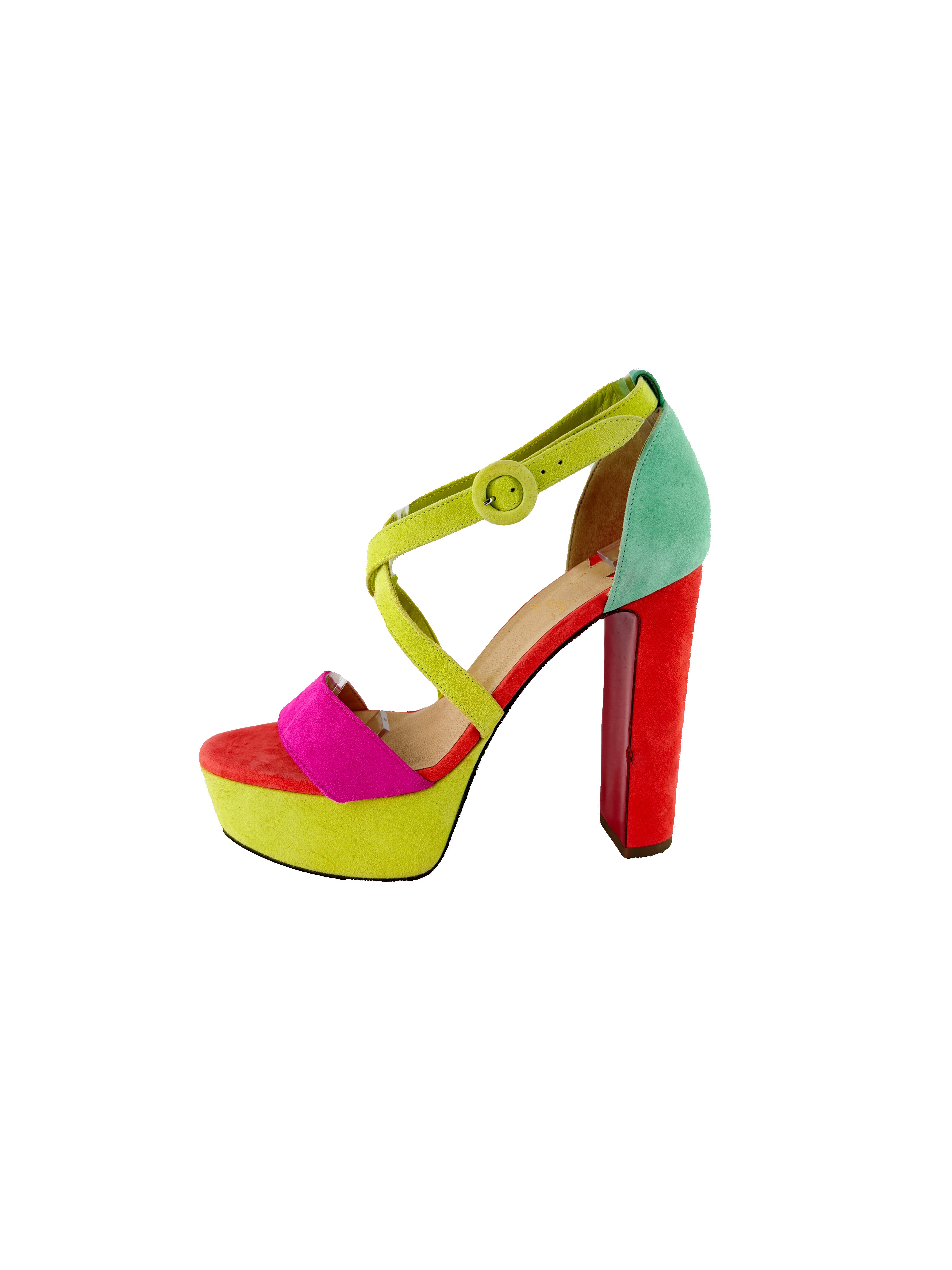 Christian Louboutin Loubi Bee Alta 130MM size 36.5 BOX