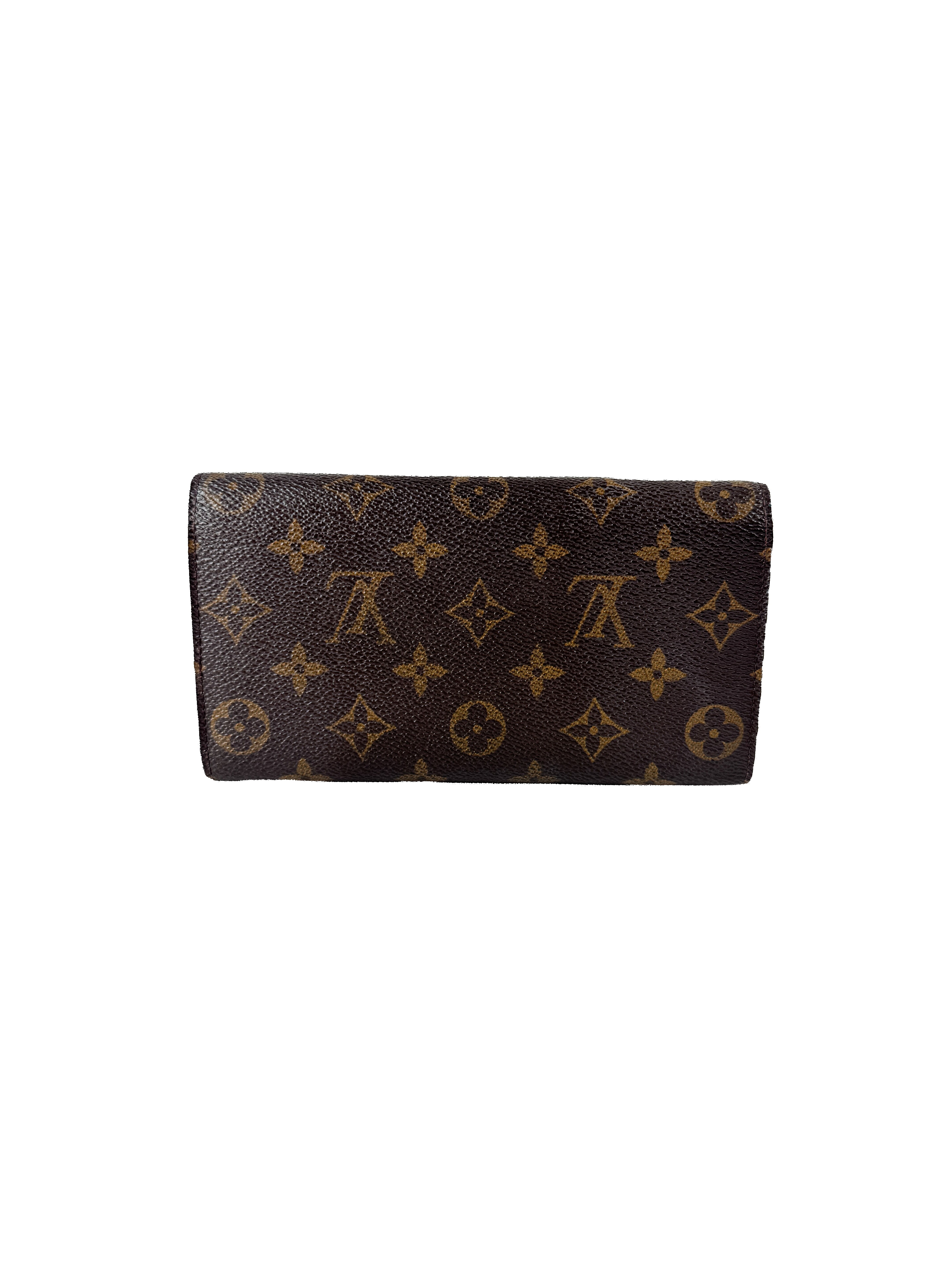 Louis Vuitton monogram Porte Monnaie credit card wallet TH0070