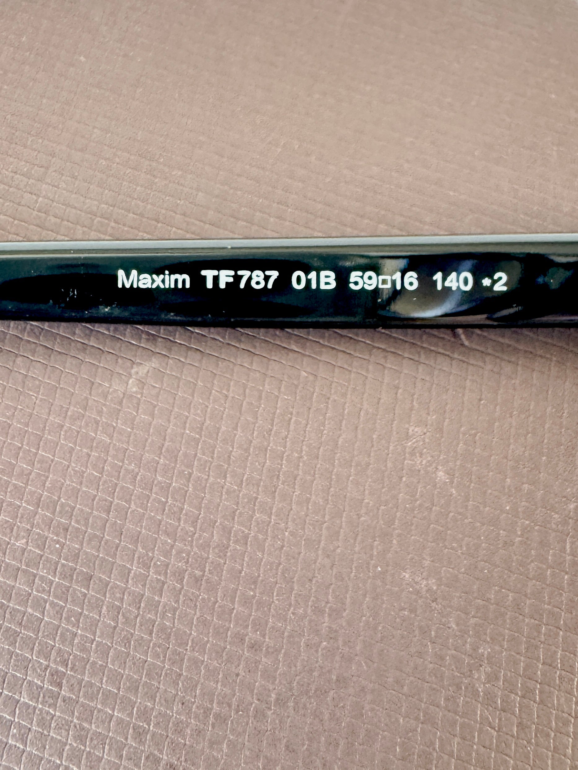 Tom Ford black Maxim sunglasses TF787