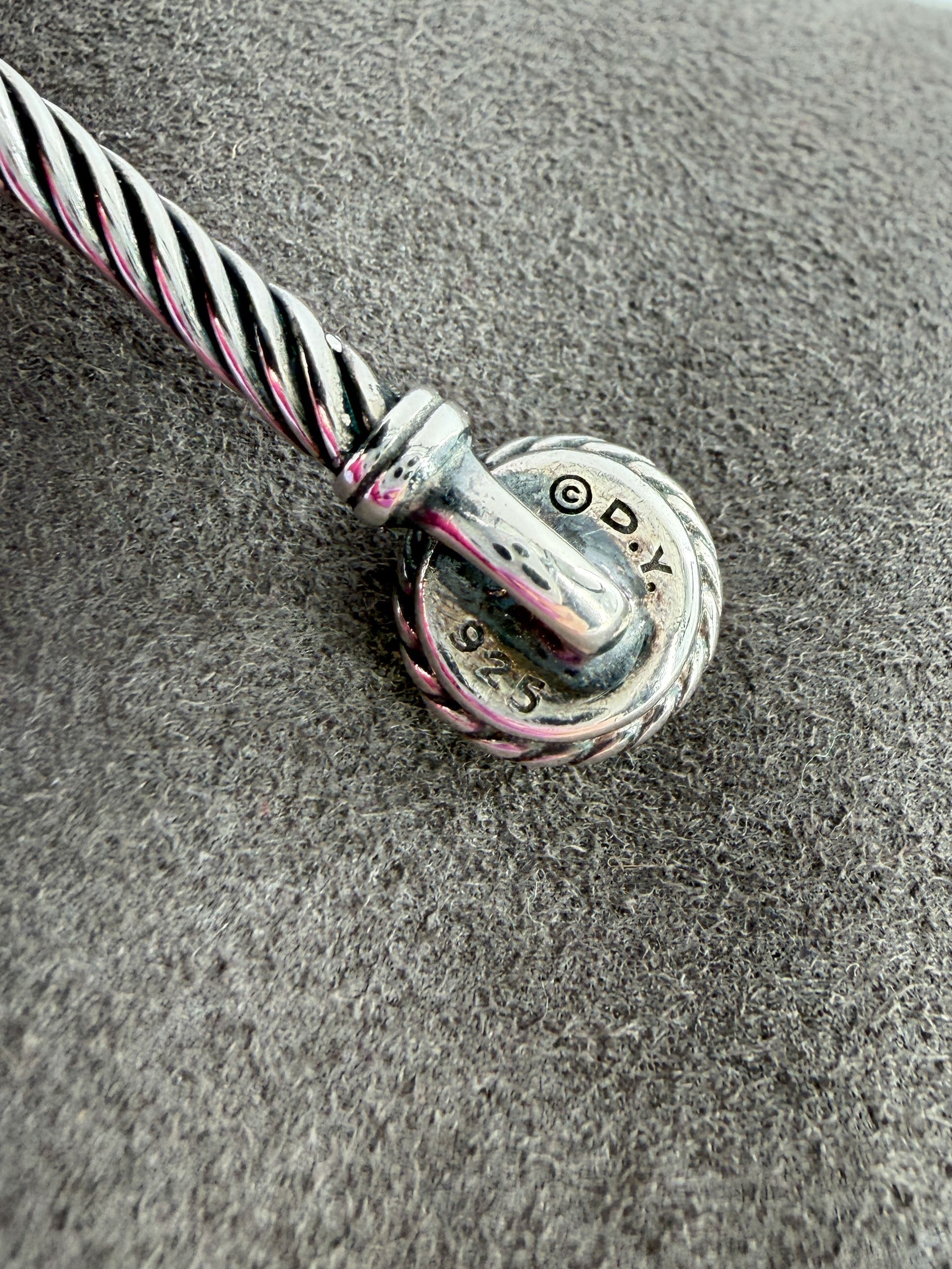 David Yurman Petite Chatelaine sterling silver, prasiolite bracelet