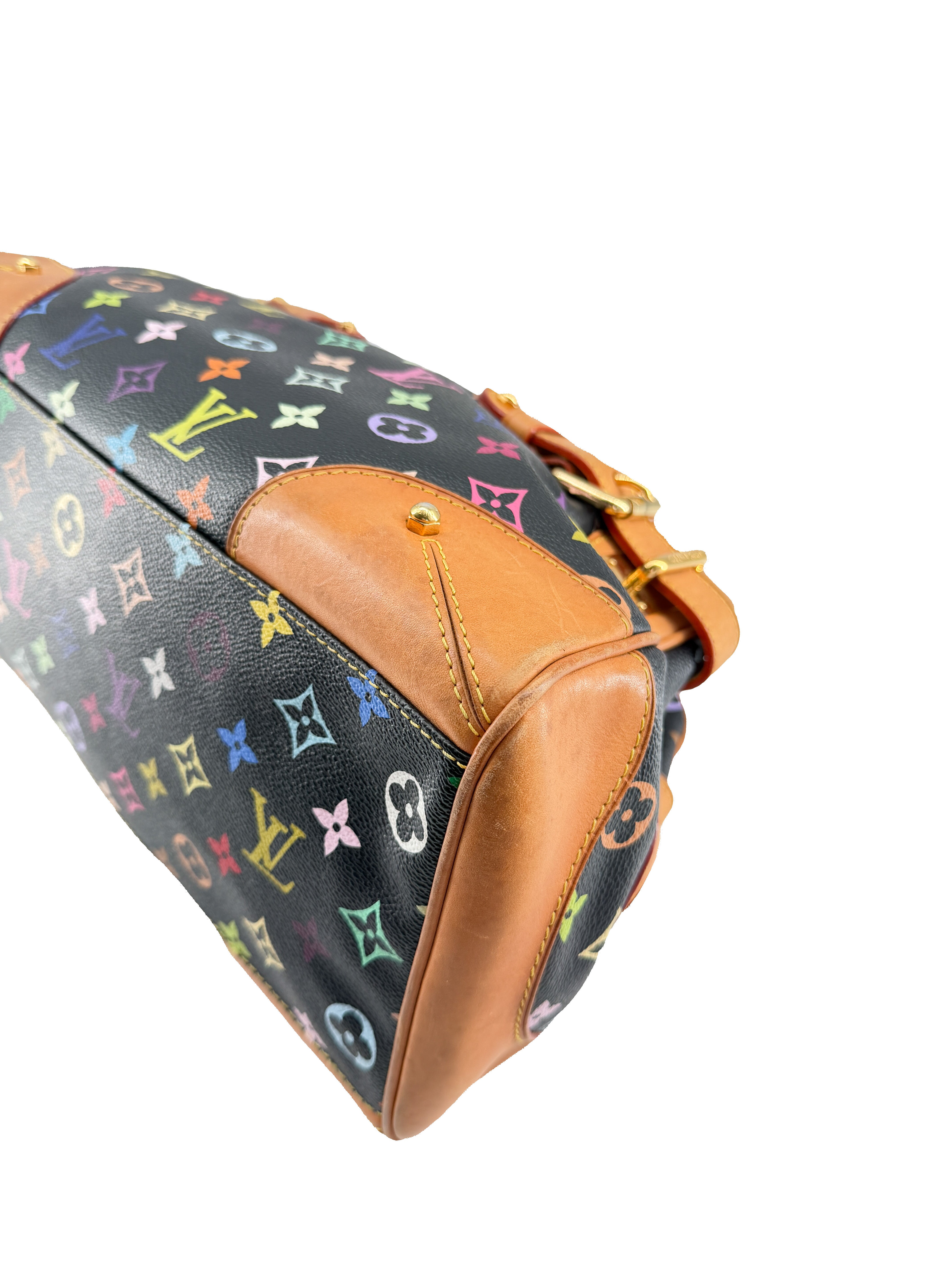 Louis Vuitton Claudia Monogram Multicolor Black CE0181 - My Girlfriend's Wardrobe LLC