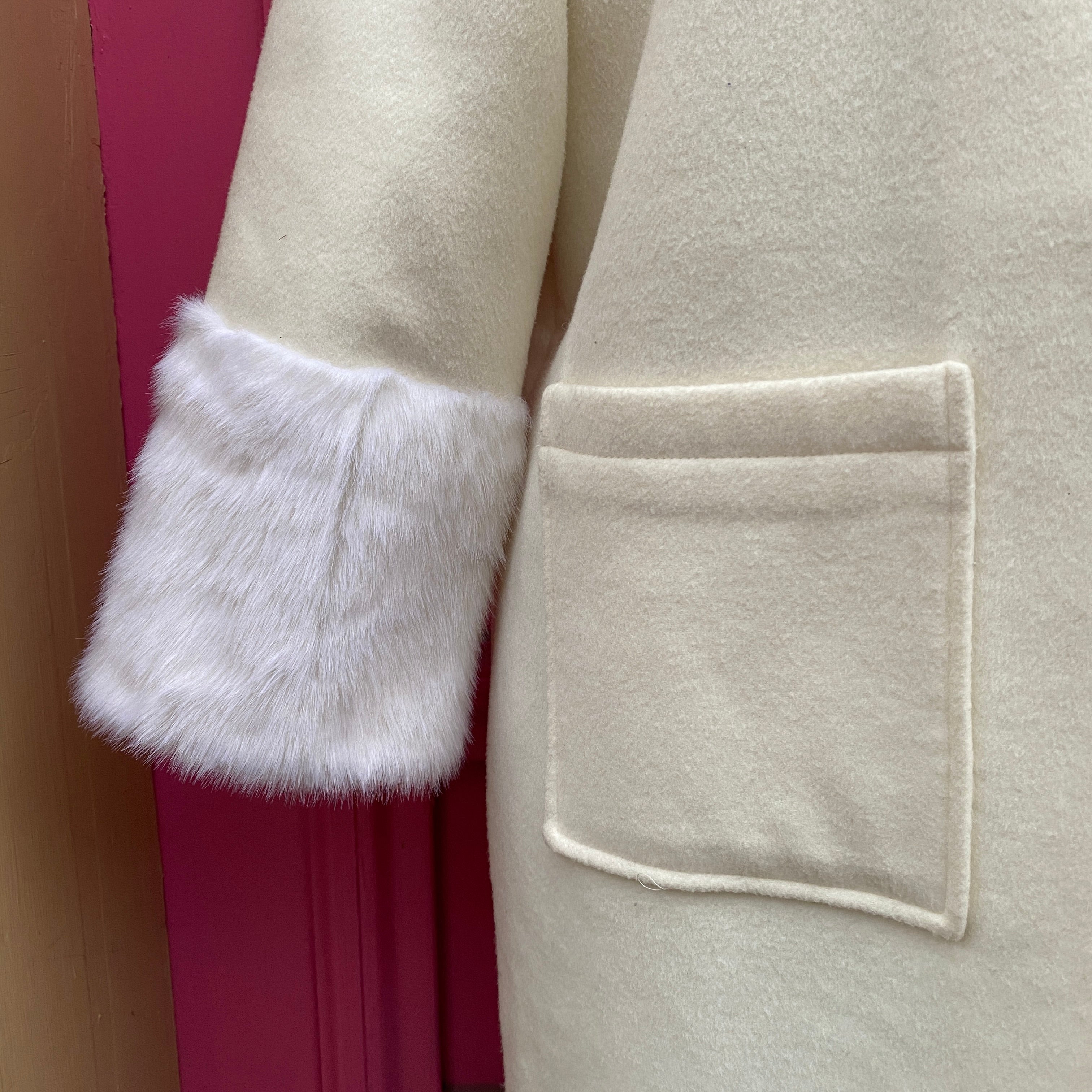 Tyler Boe cream jacket size XL