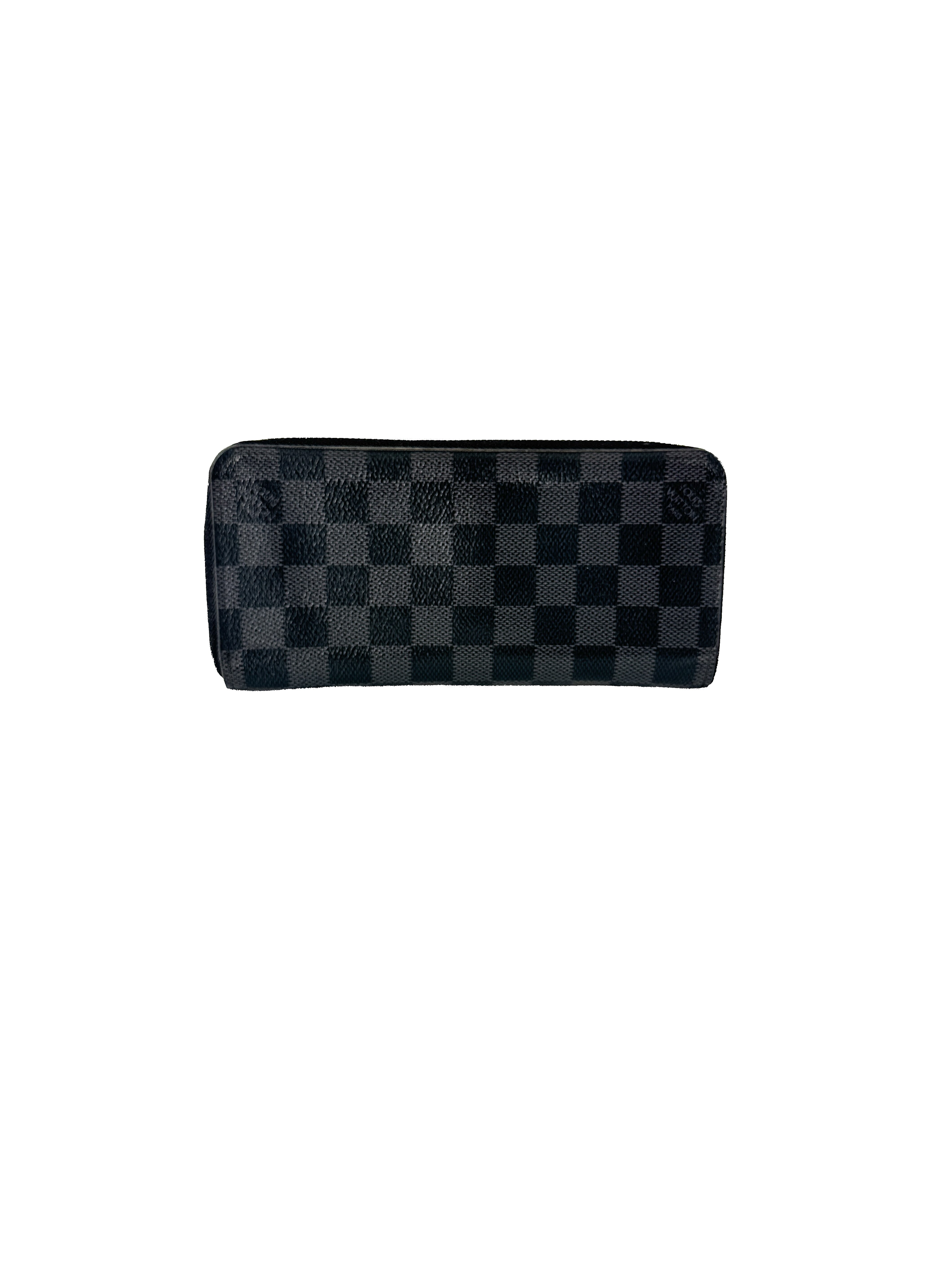 Louis Vuitton damier graphite vertical zippy wallet CA2108