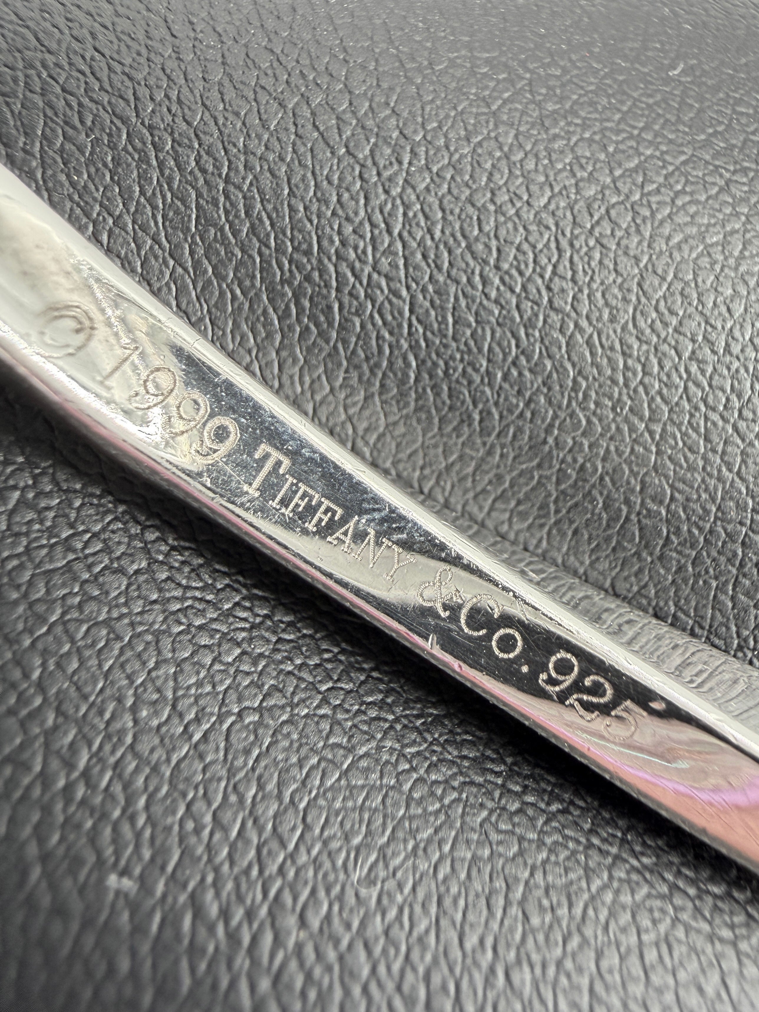 Tiffany & Co sterling silver Frank Gehry torque bangle