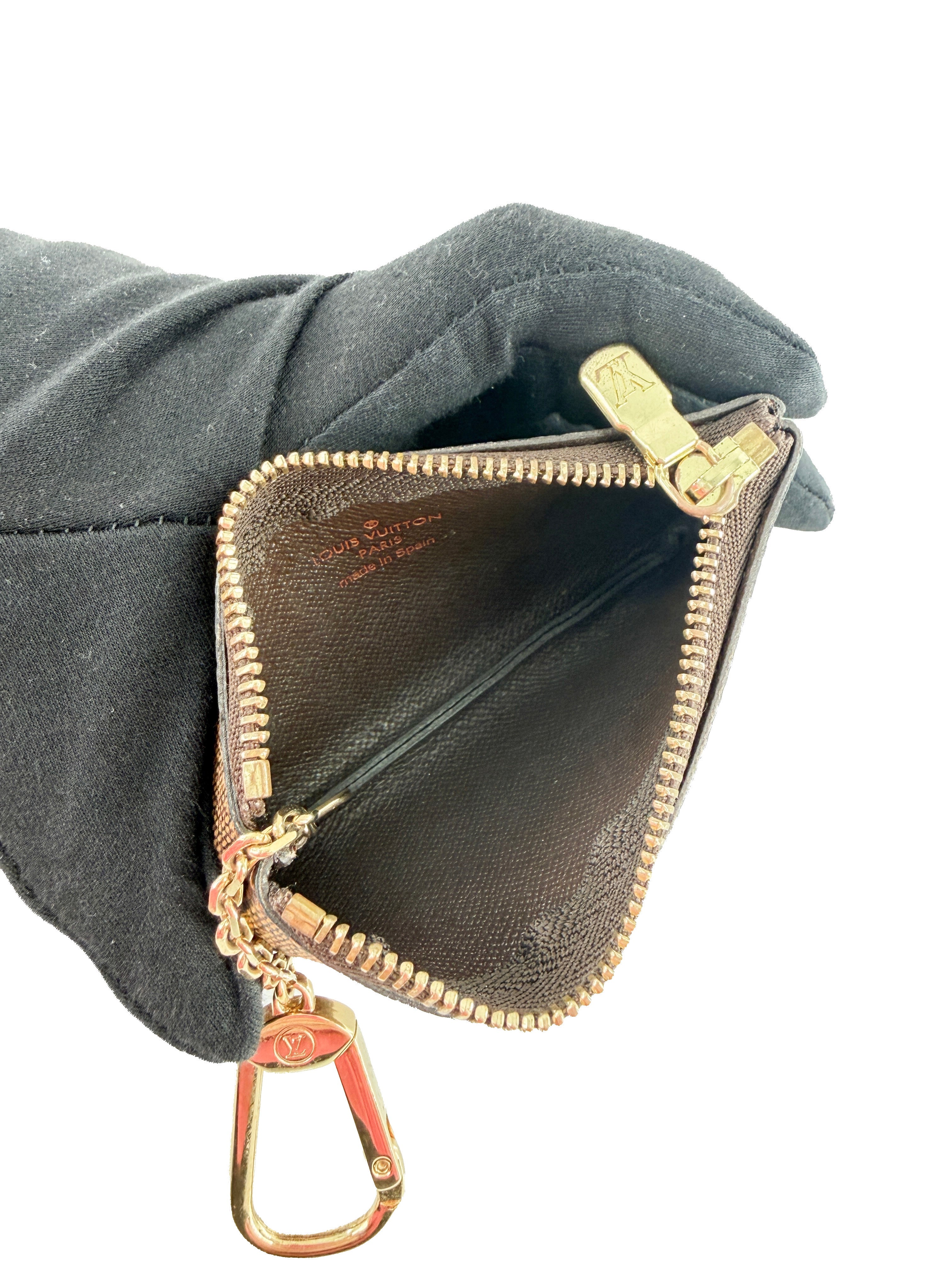 Louis Vuitton damier ebene key cles pouch CA0044