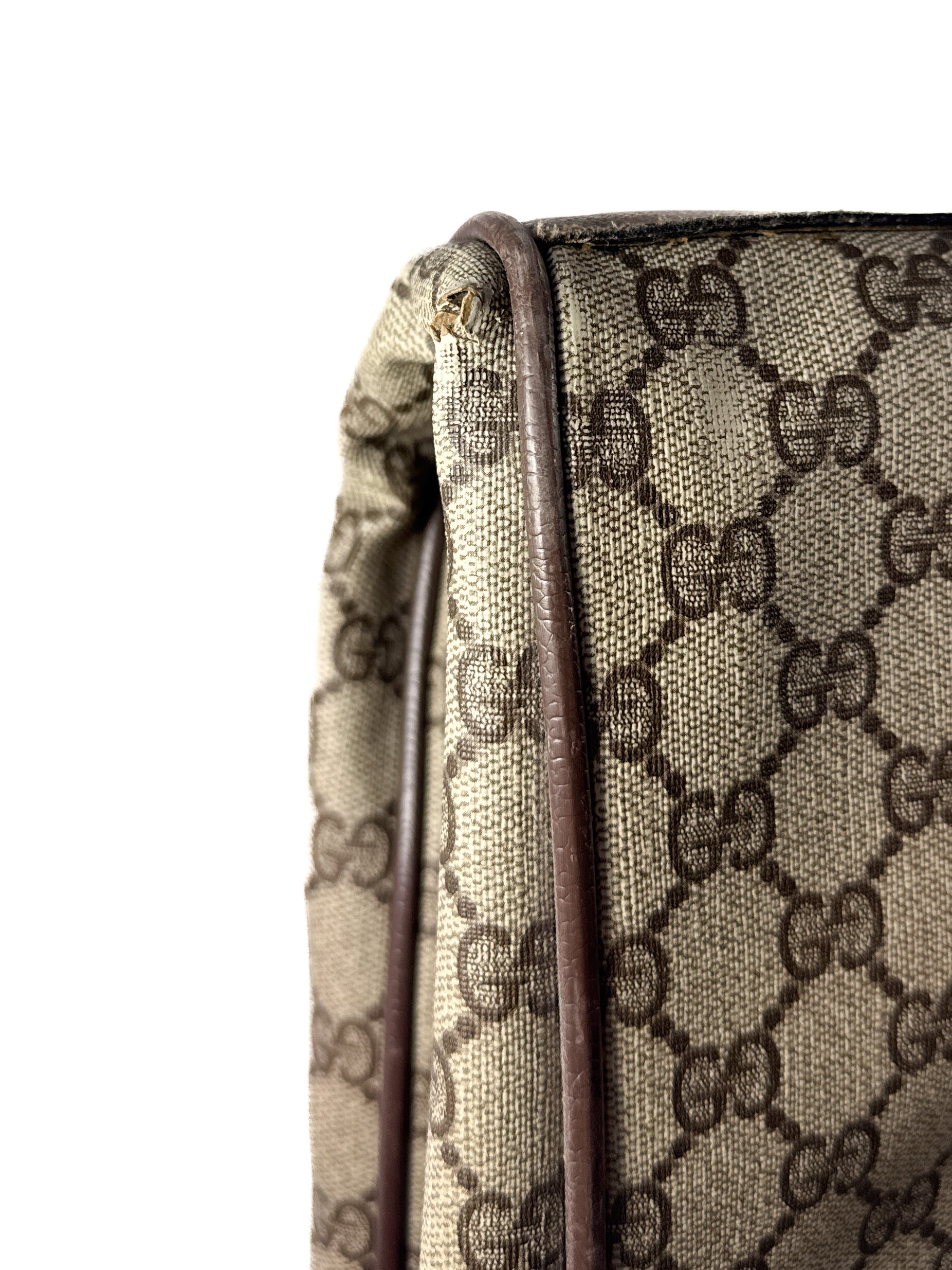 Gucci GG Supreme 1980s garment bag 24-011-594 **as is**