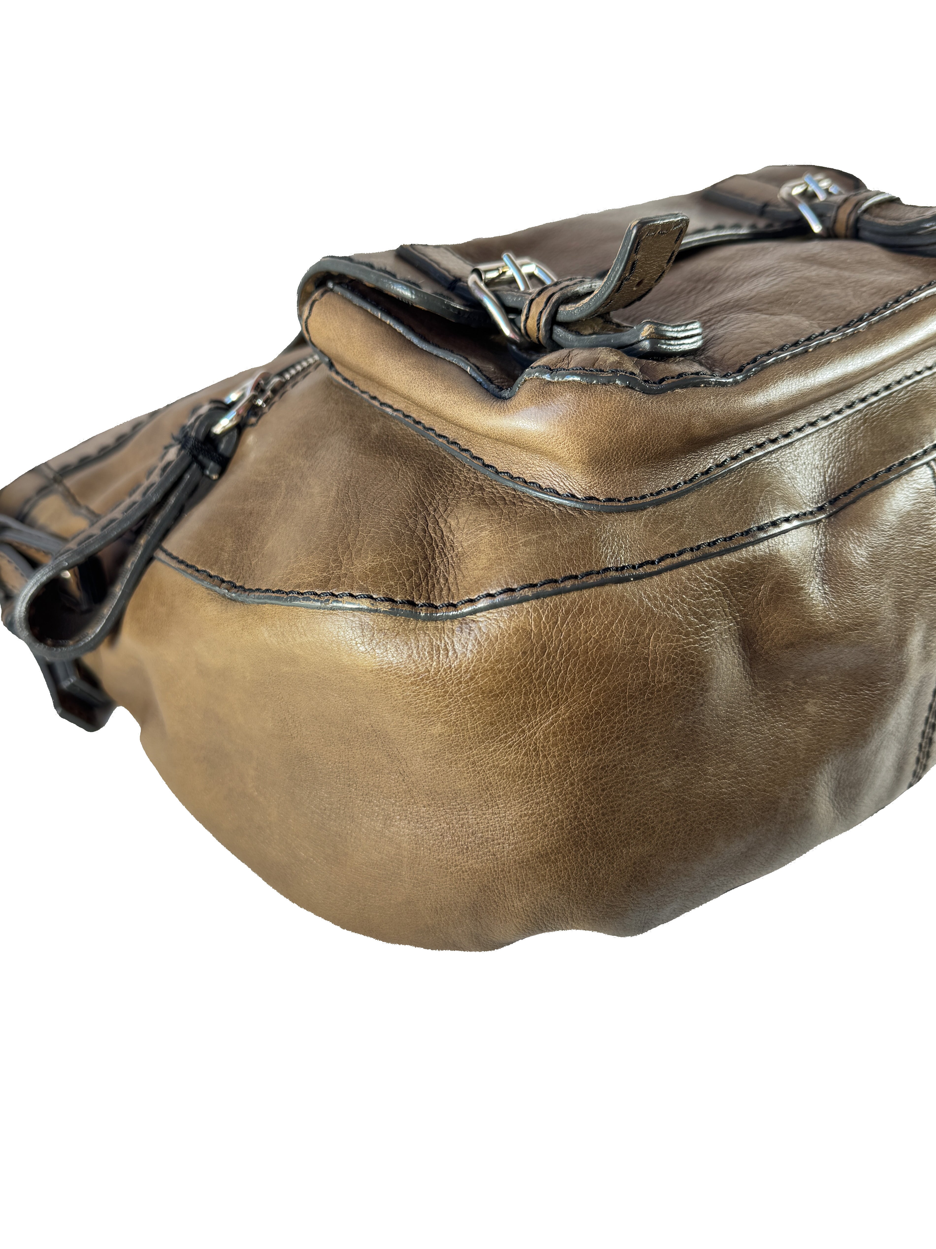 Chloé taupe leather Edith hobo shoulder bag 01-07-53