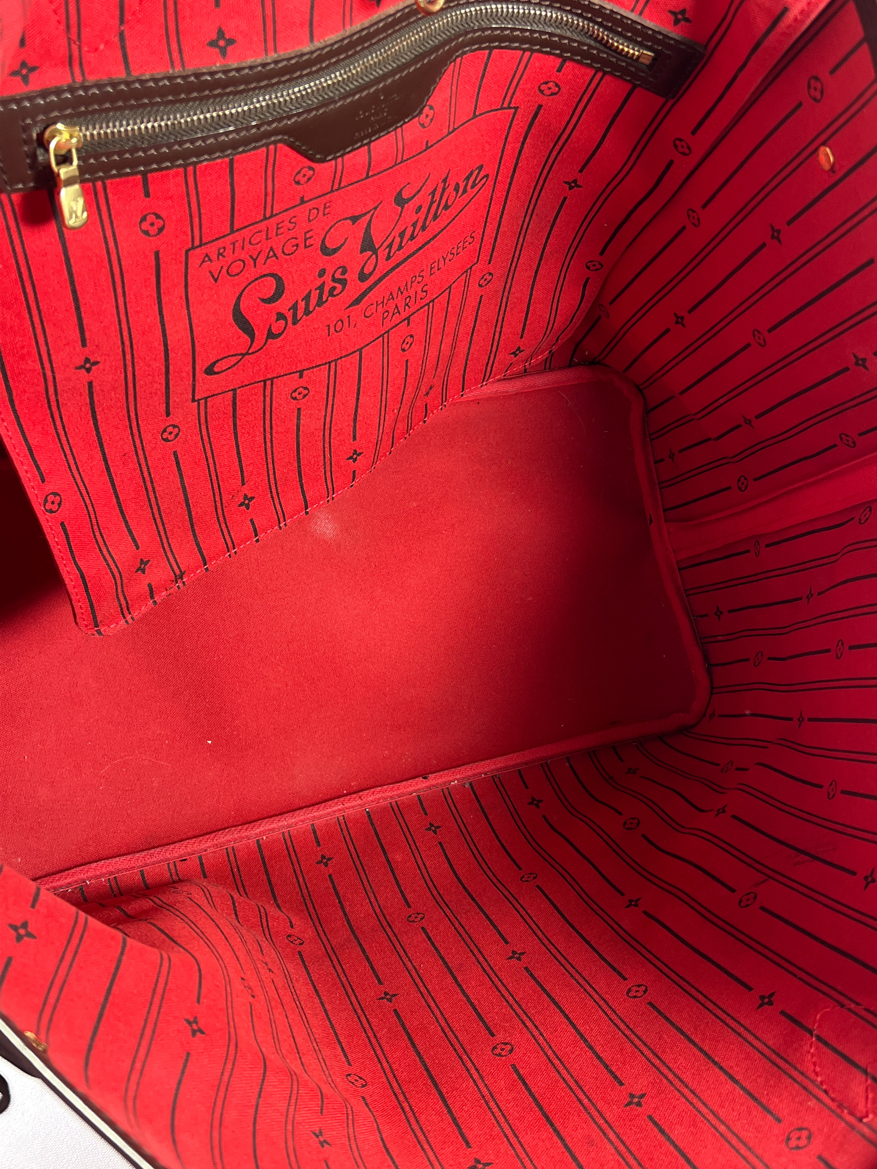 Louis Vuitton damier ebene neverfull GM 2009