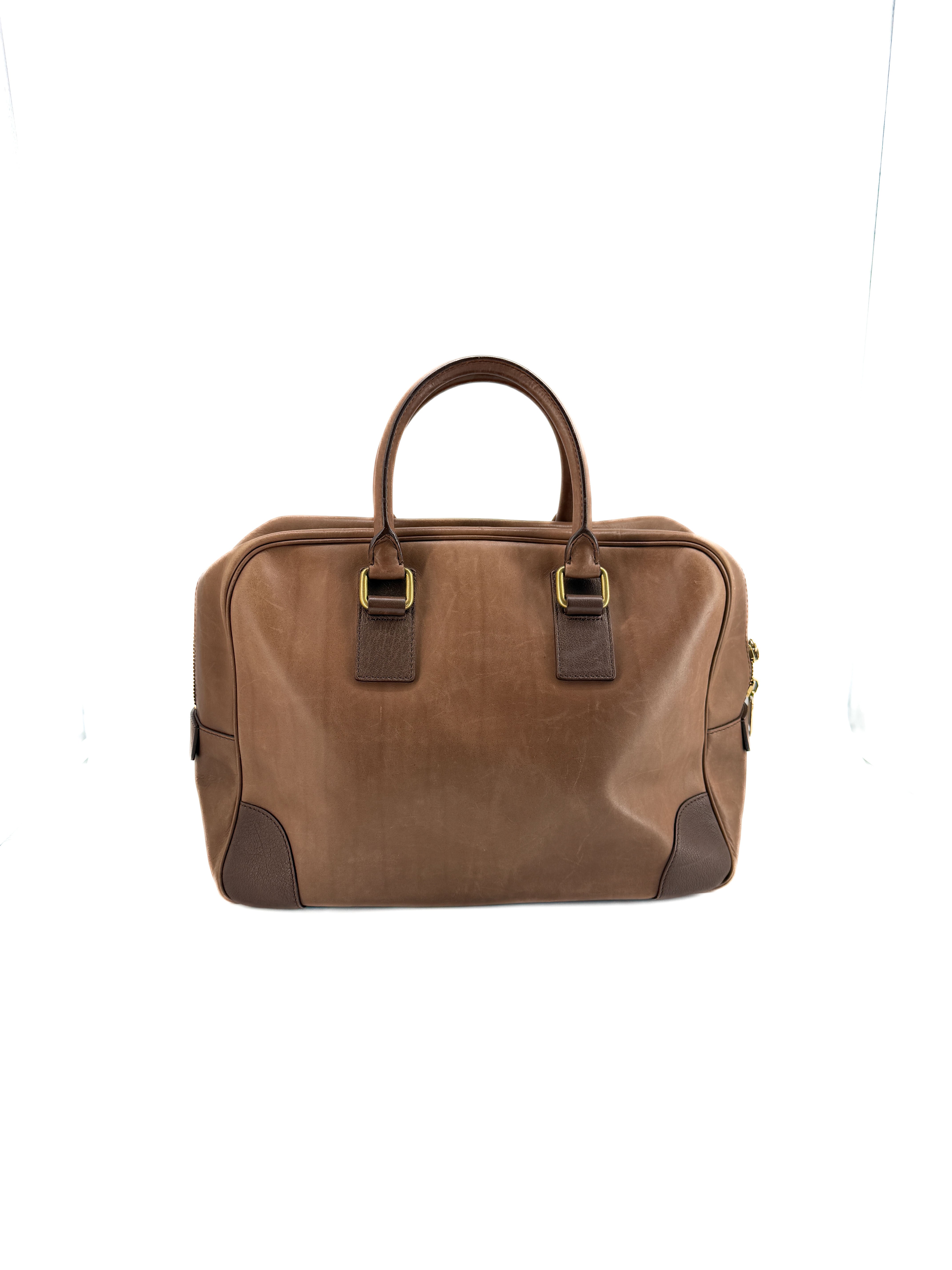 Celine two tone brown leather bag WPA0140