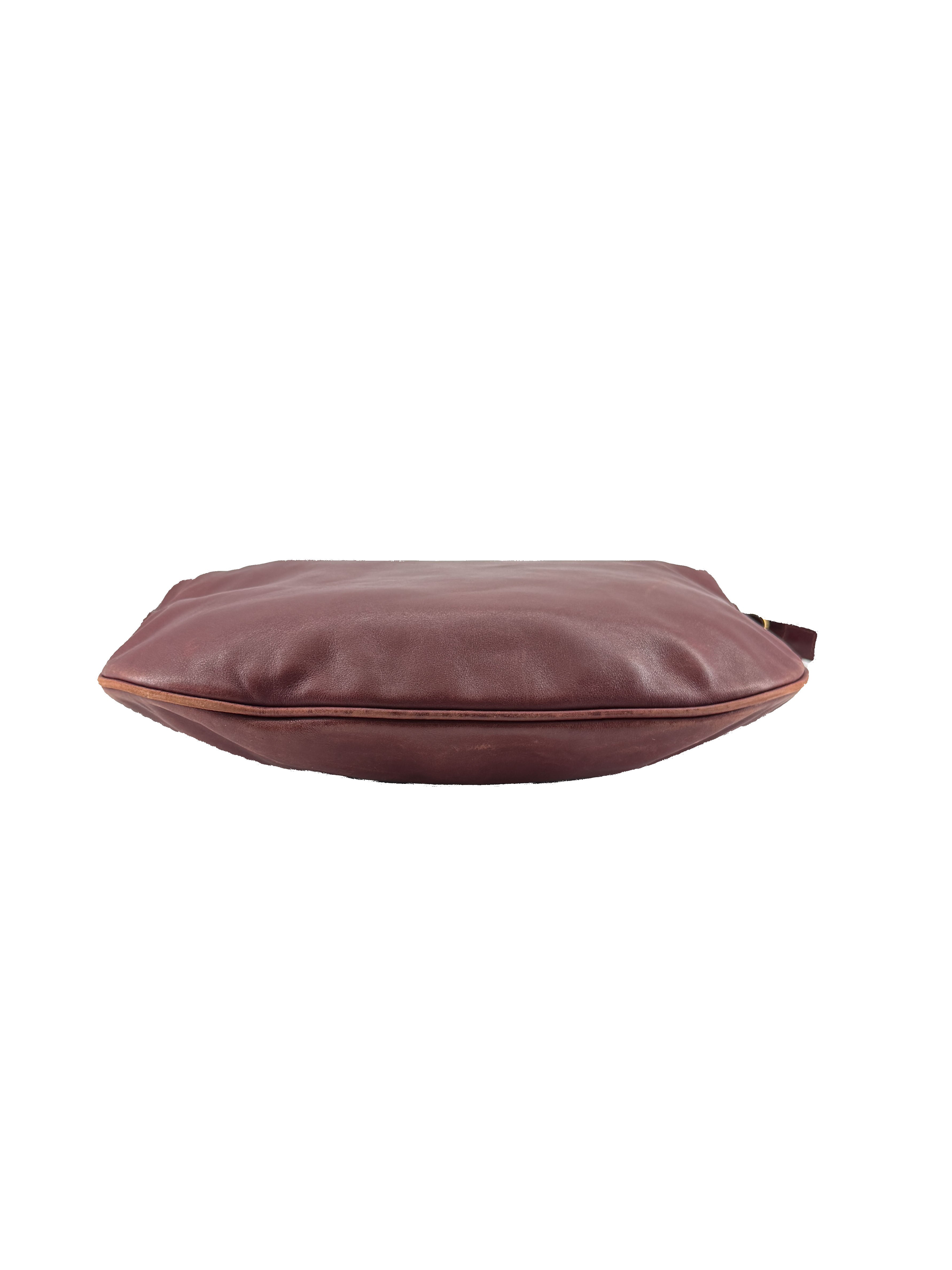 Gucci burgundy leather crossbody 001-115-1206