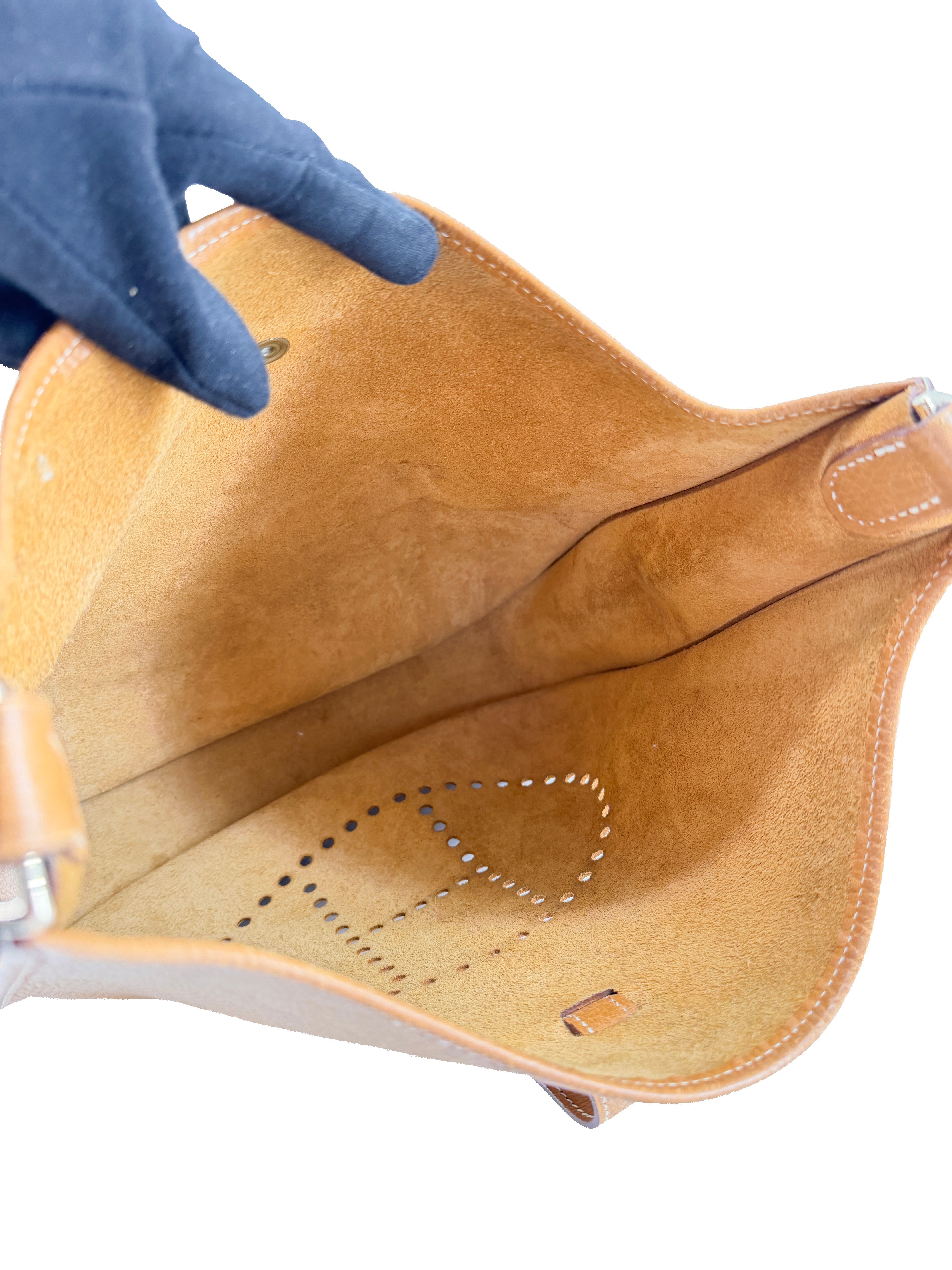 Hermès brown Evelyne 1 PM square B