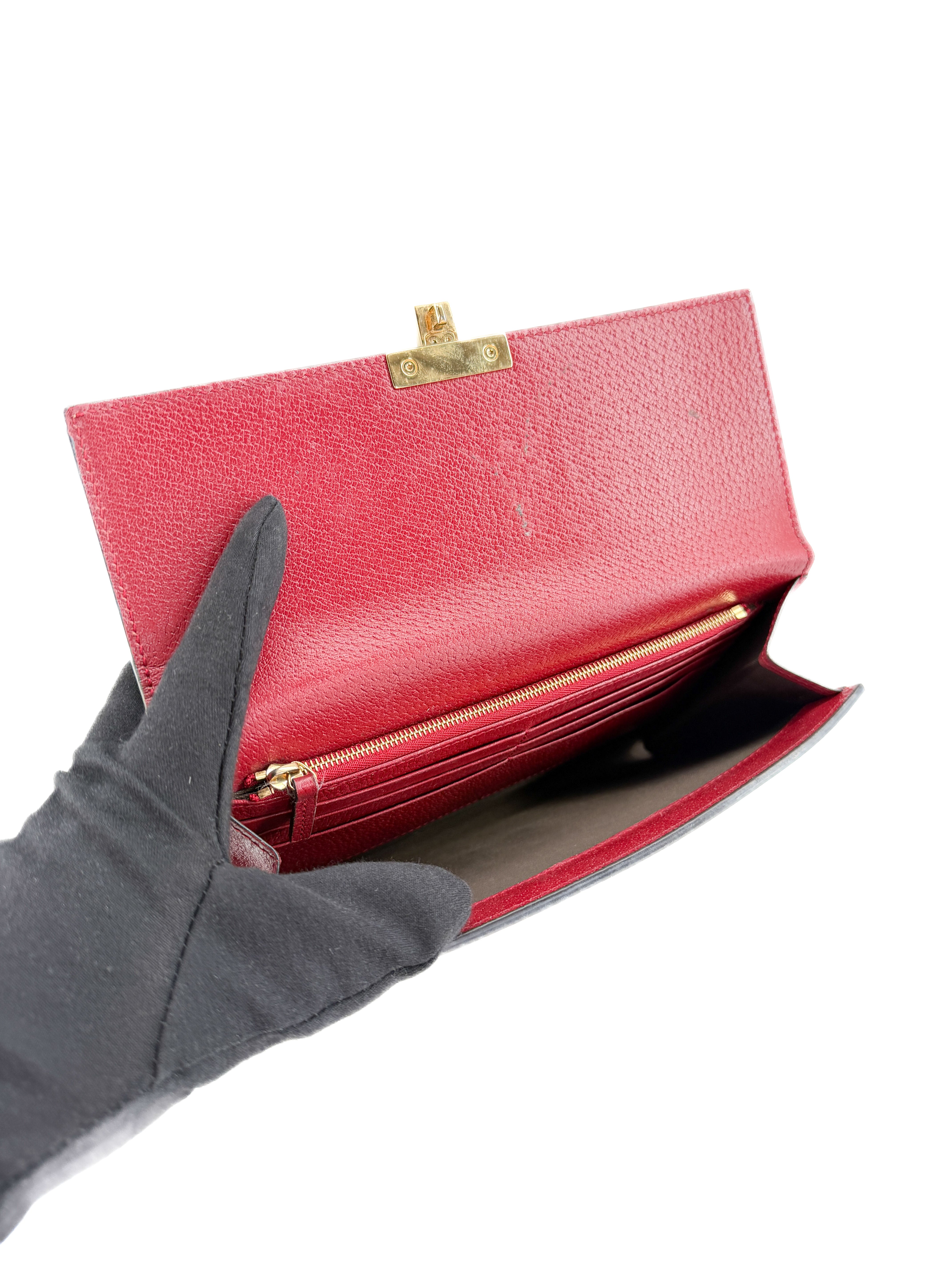 Gucci GG Tian padlock clutch 4531560959