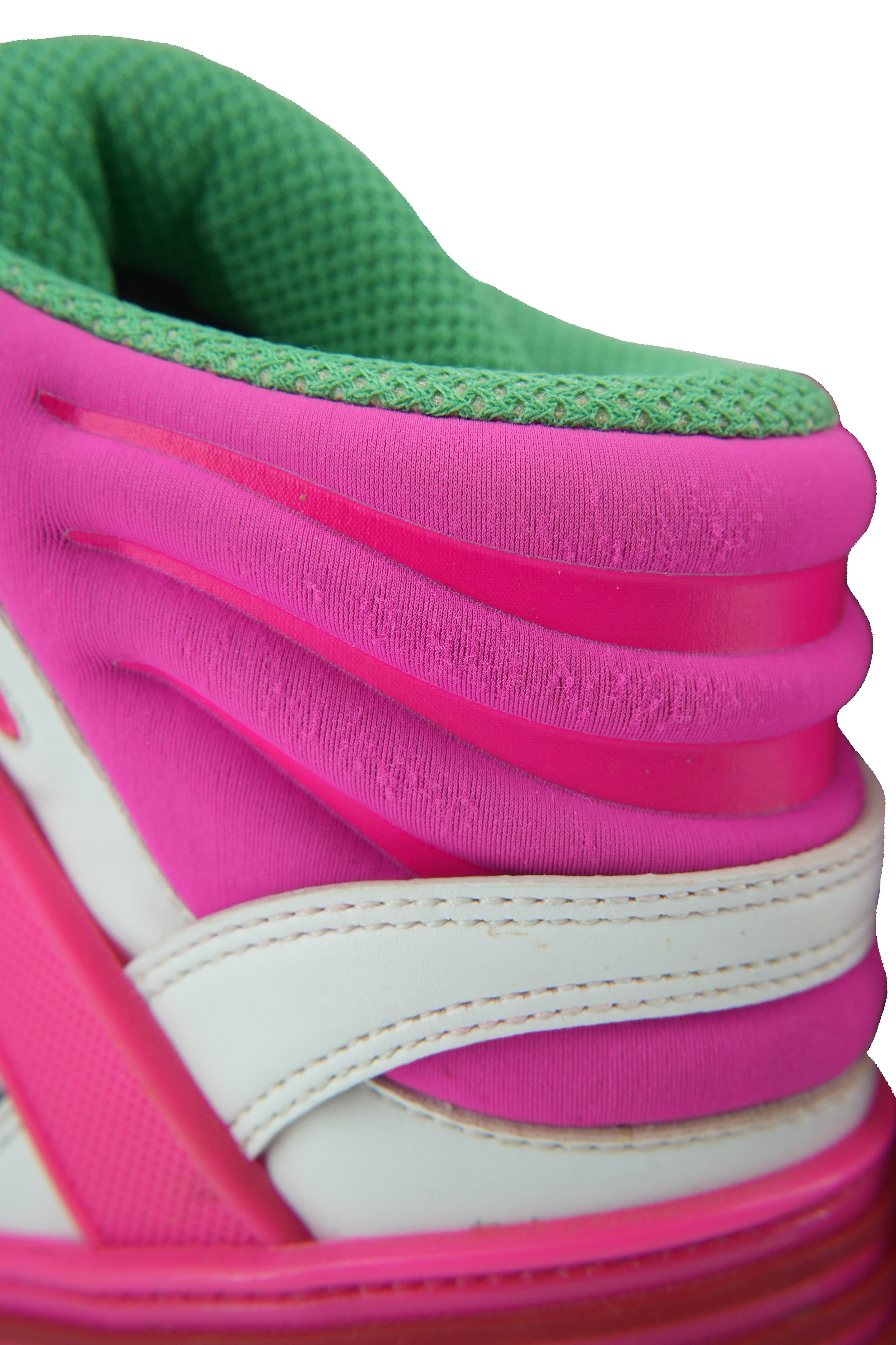 Gucci neon Basket High sneaker size 38 (8)