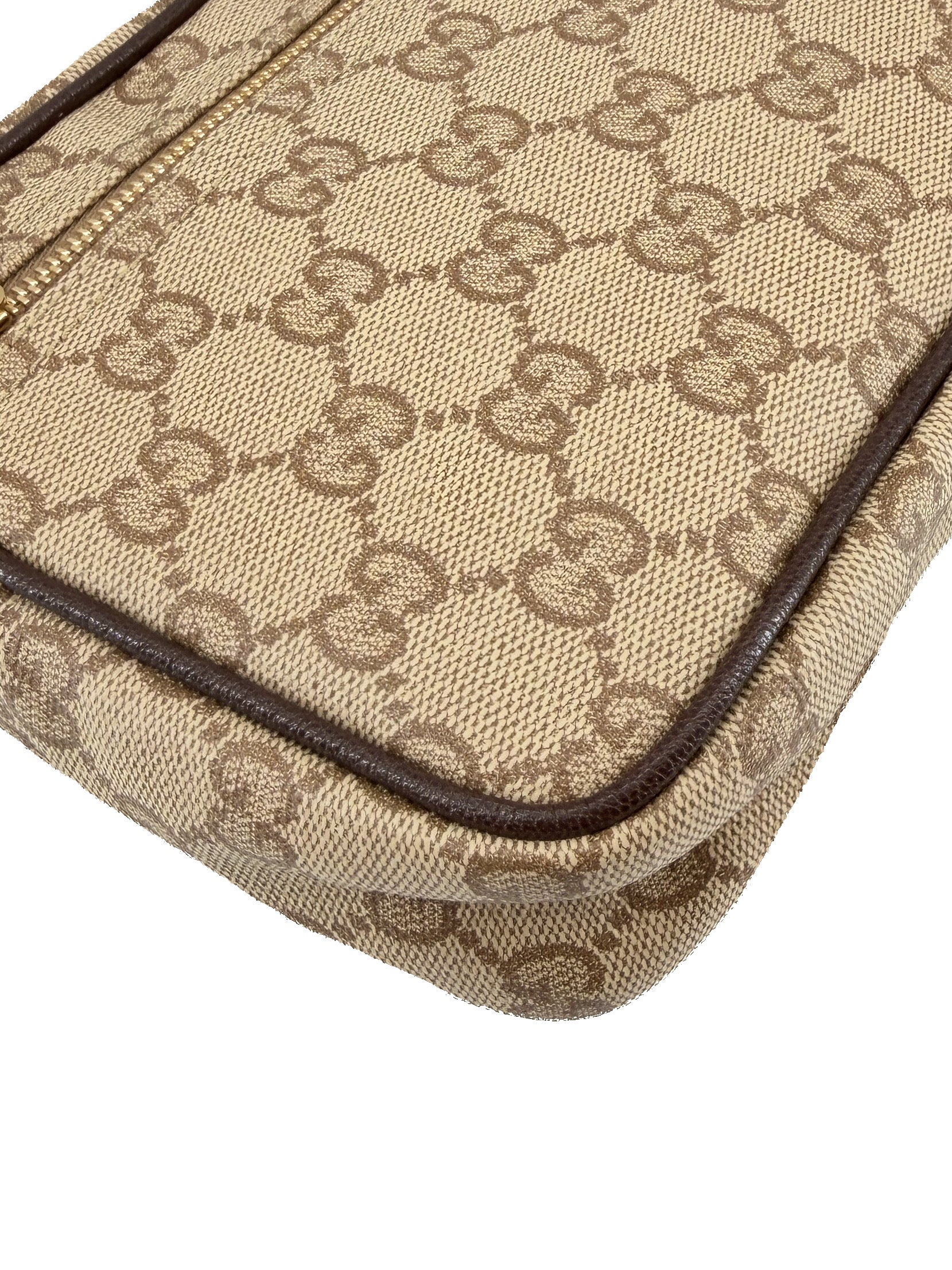 Gucci brown GG mini bag with Web 876391-0416