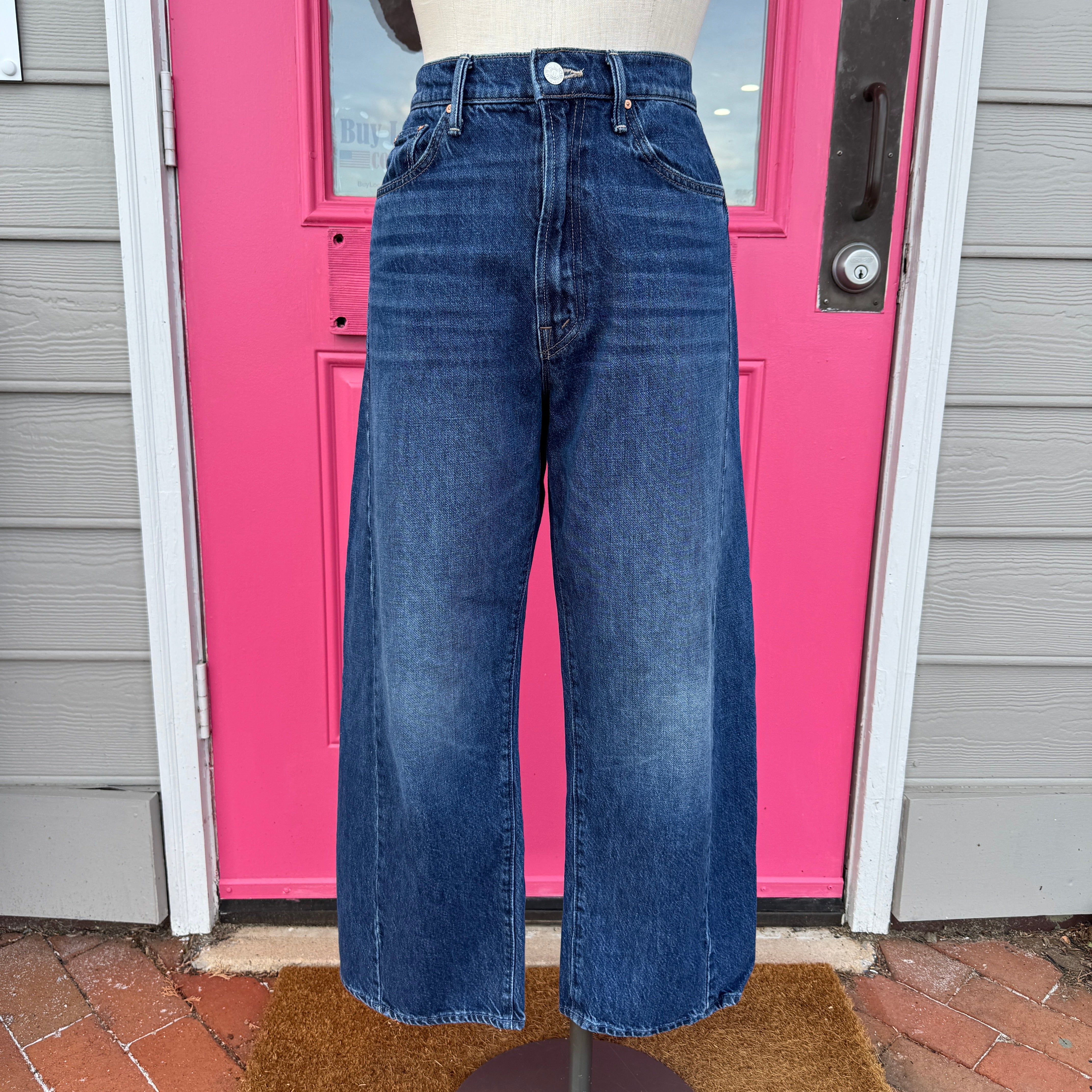MOTHER the half pipe ankle jeans size 8