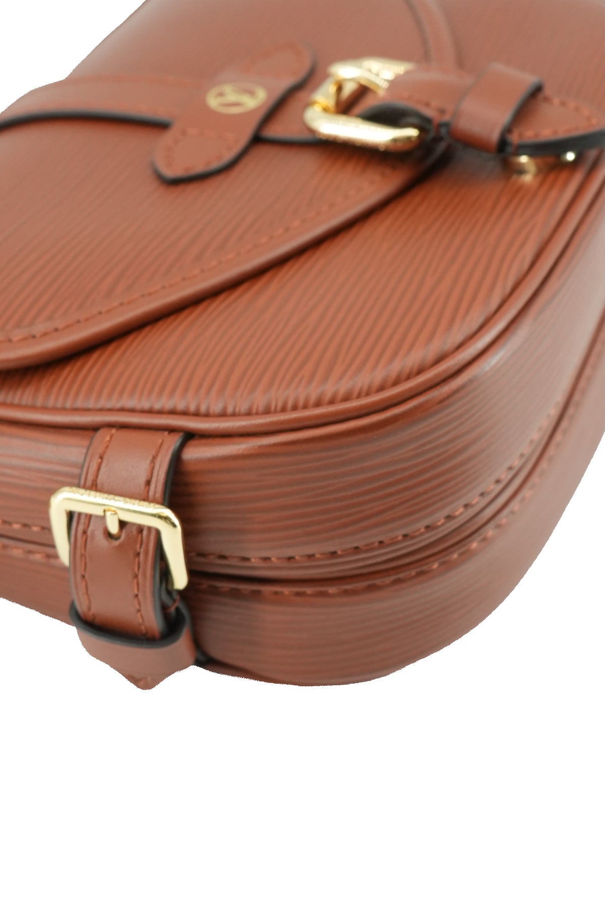 Louis Vuitton brown epi leather Saumur BB NFC