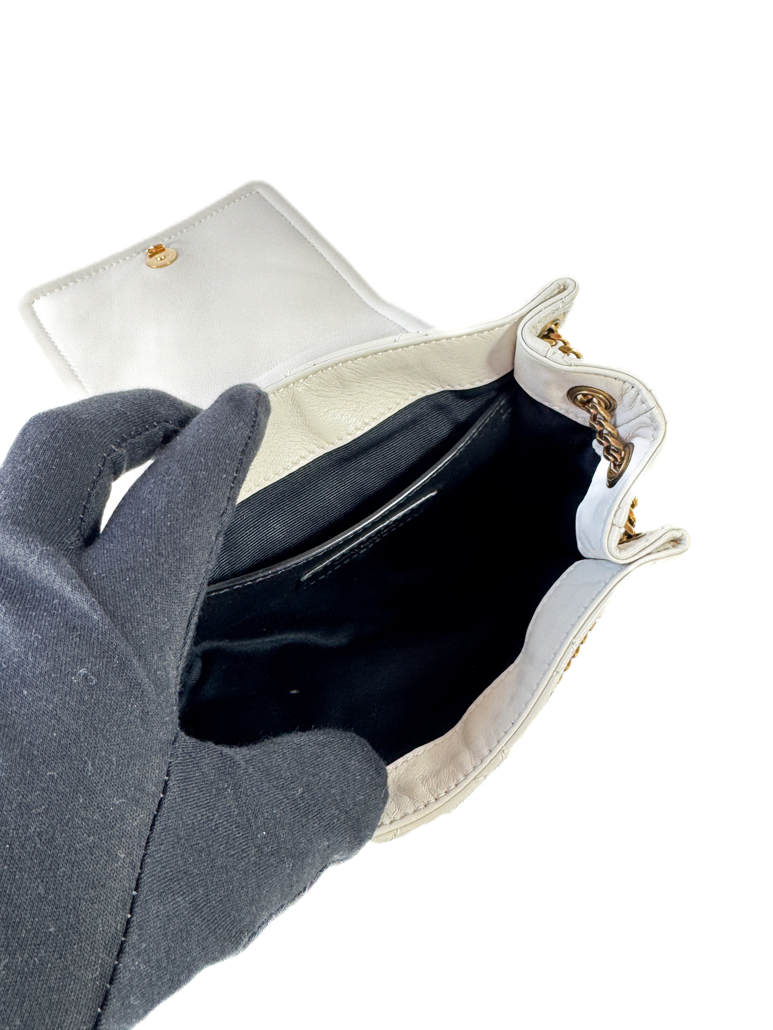 Saint Laurent white mini Nolita PMR 67236-0922