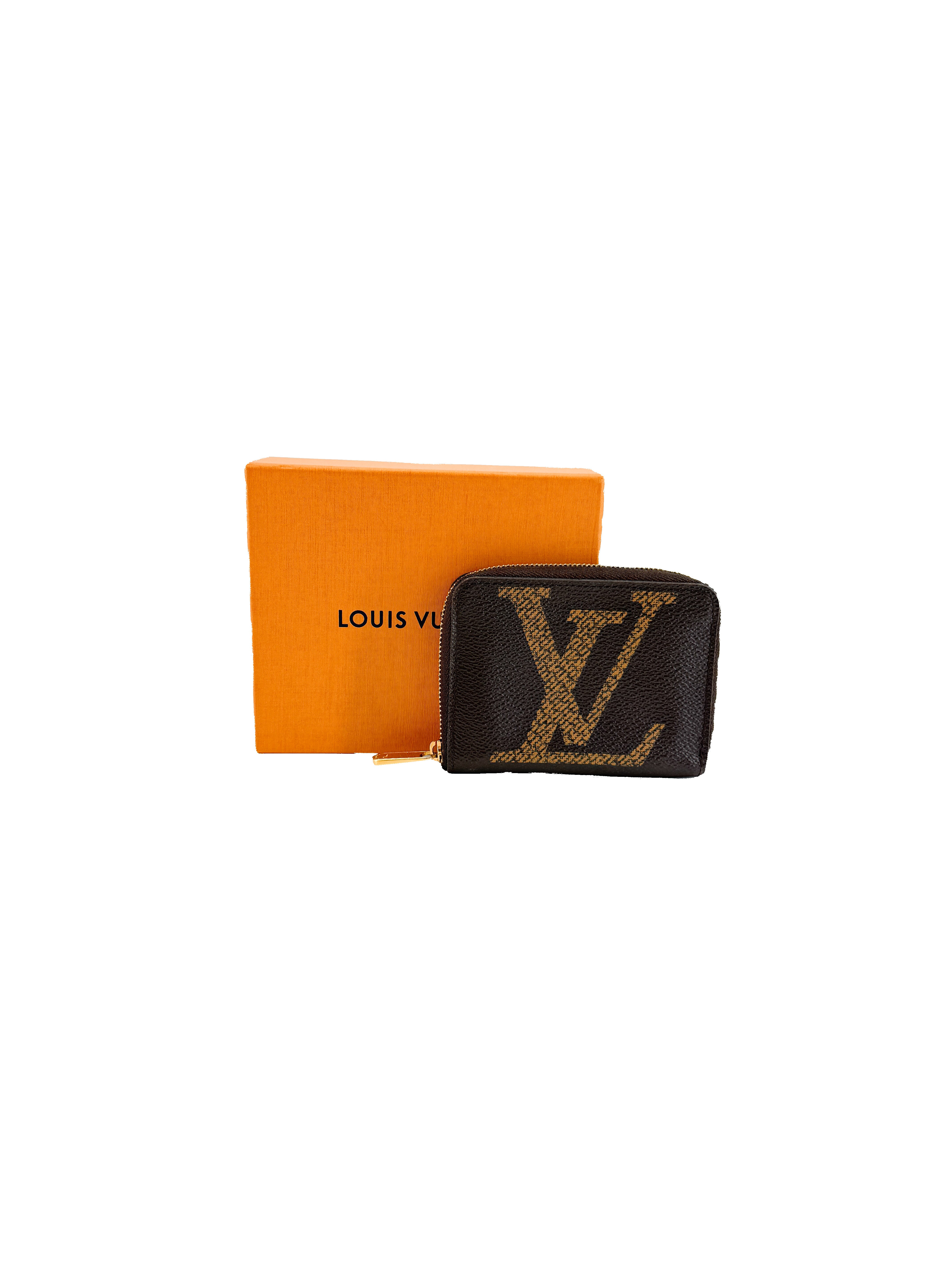 Louis Vuitton giant monogram zippy coin wallet NFC BOX