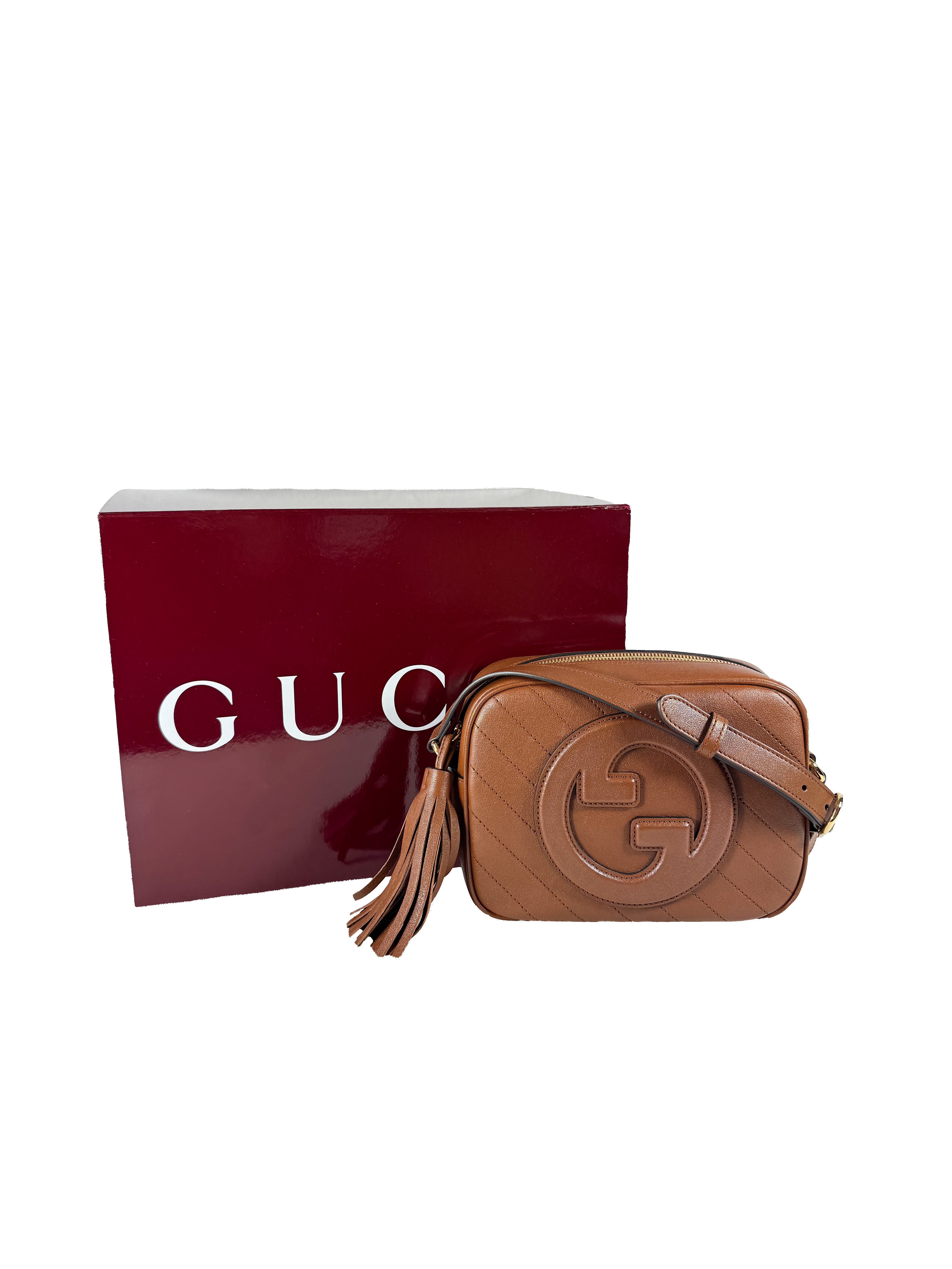 Gucci brown Sakai be green small blondie 742360 520981