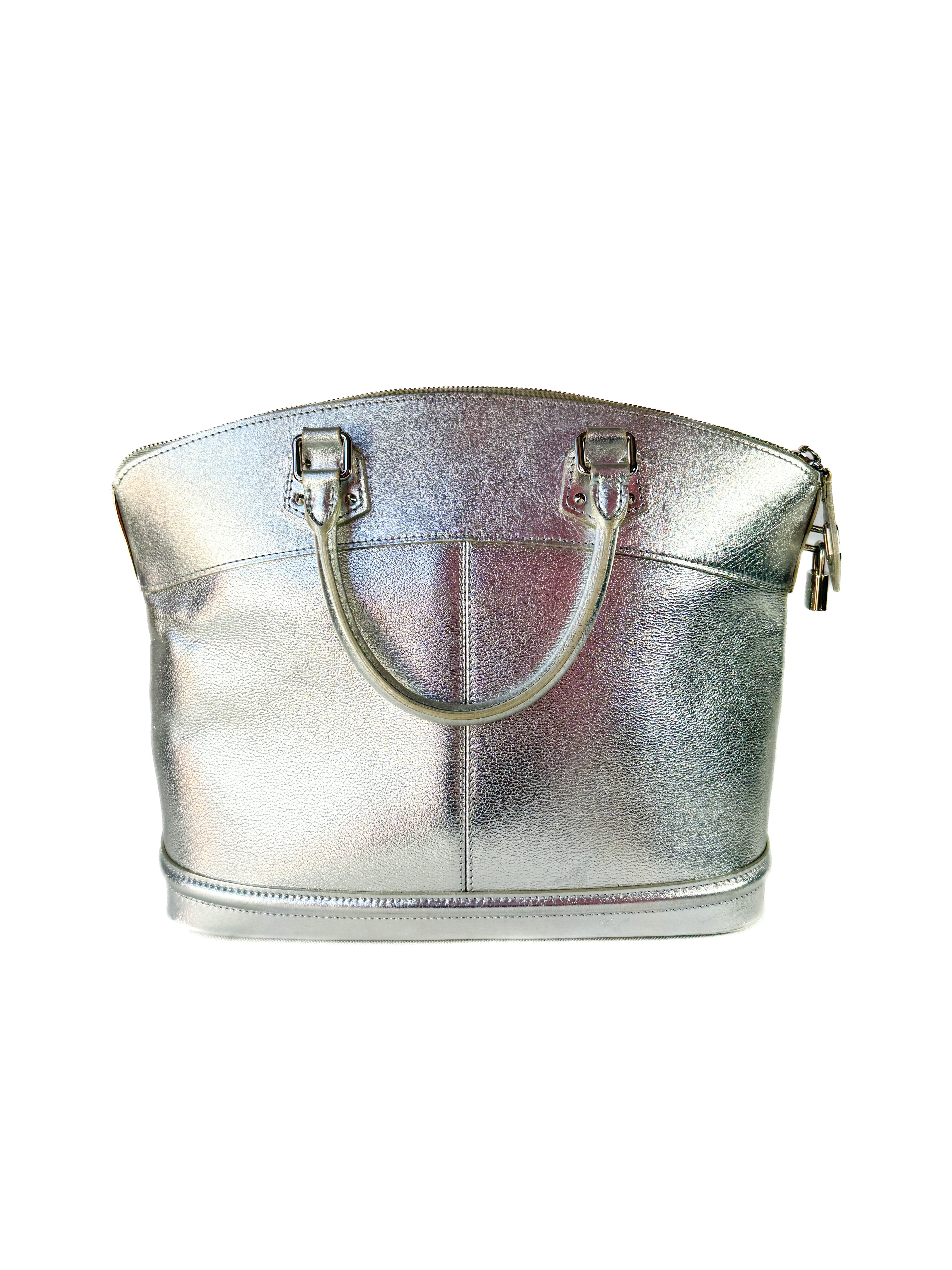 Louis Vuitton silver Suhali lockit MM DU3087