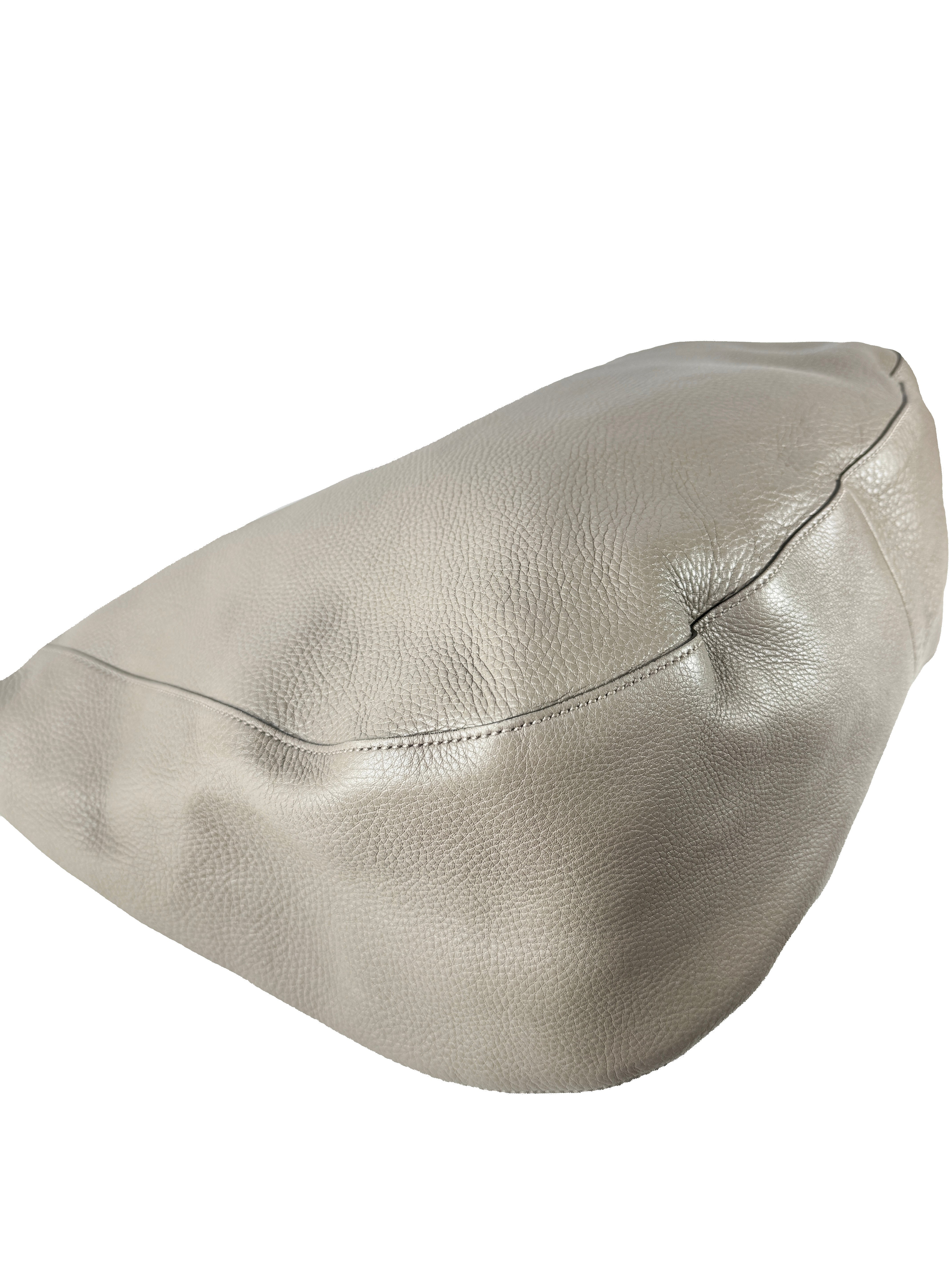 Gucci gray leather Twill shoulder bag 309531502752