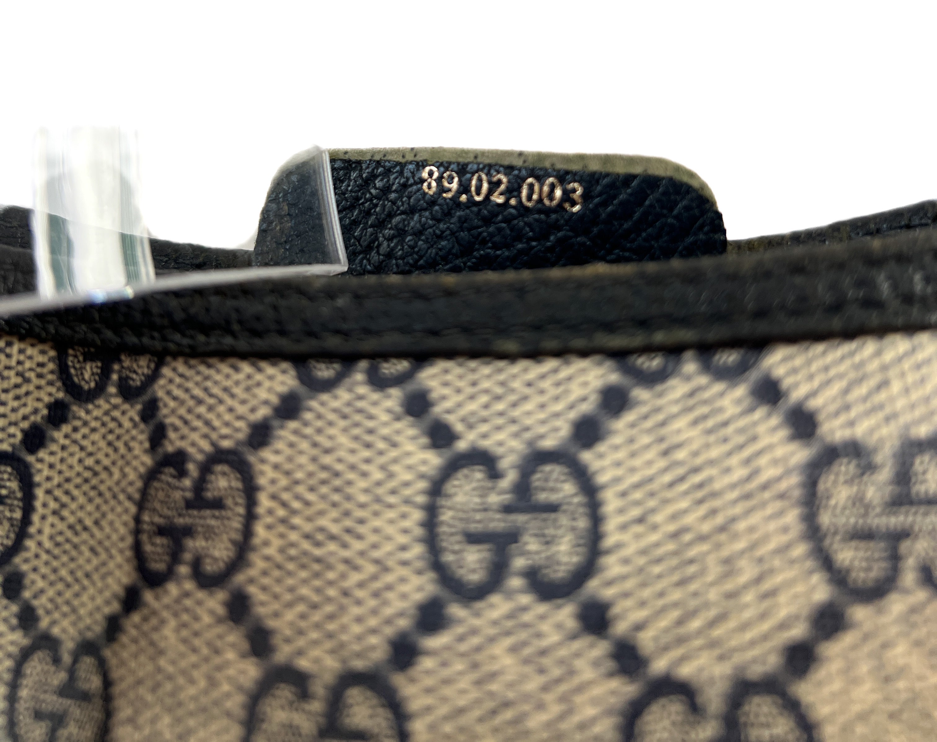 Gucci old Sherry line Ophidia blue monogram tote