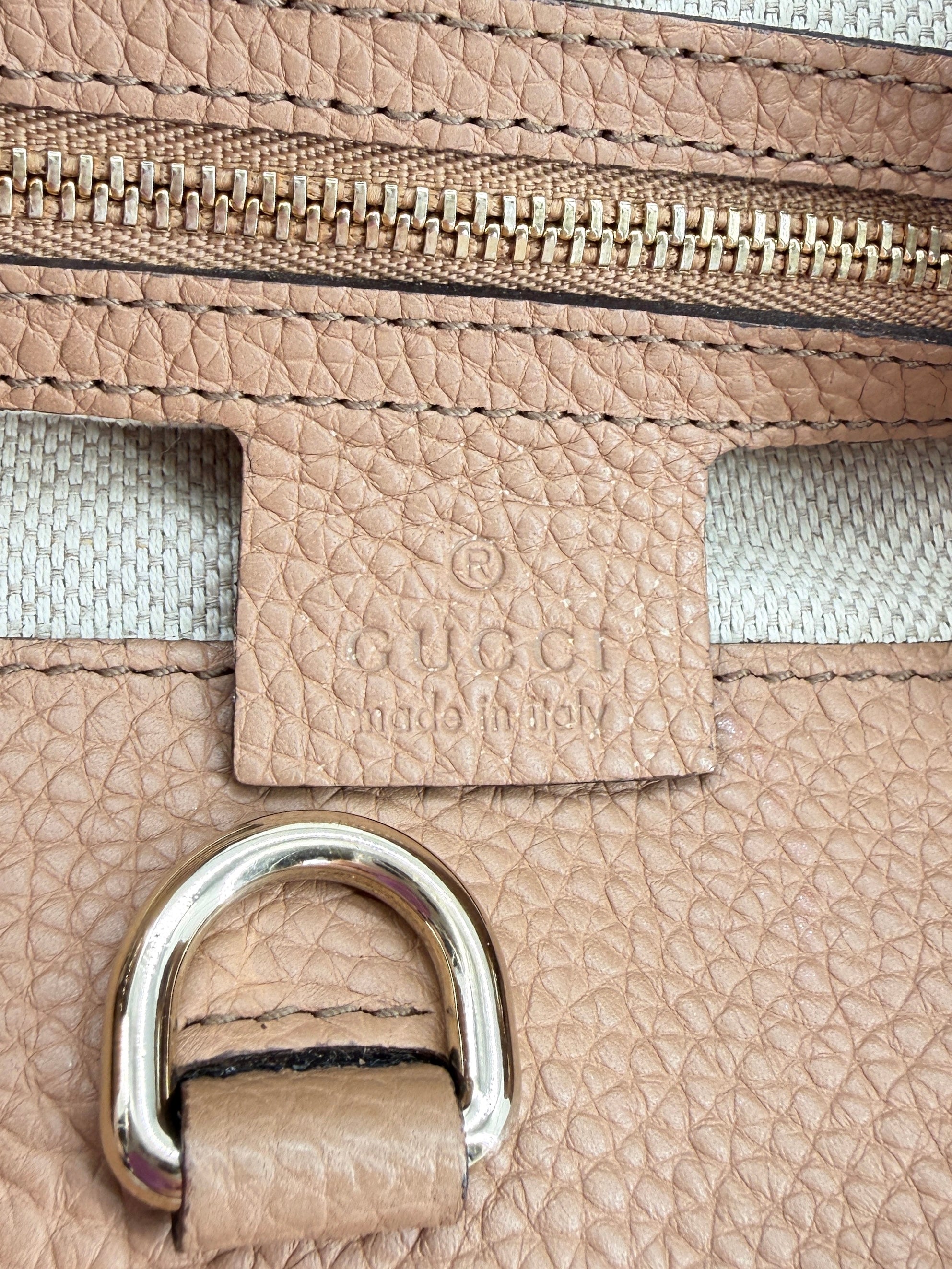 Gucci tan interlocking G Soho Chain shoulder bag 808982 520981